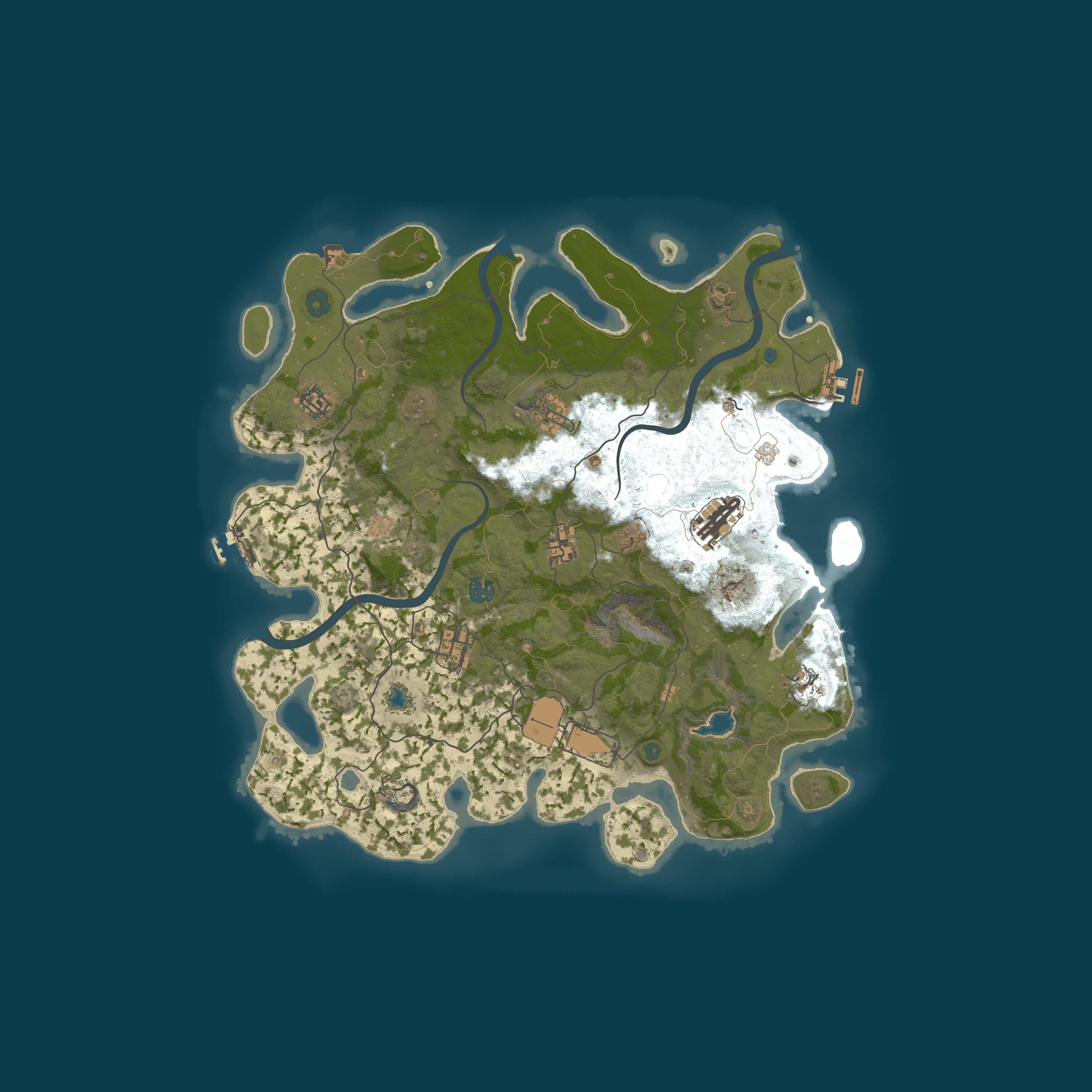 Map for Nuclear Frontier Vanilla EU / FR Full PvE