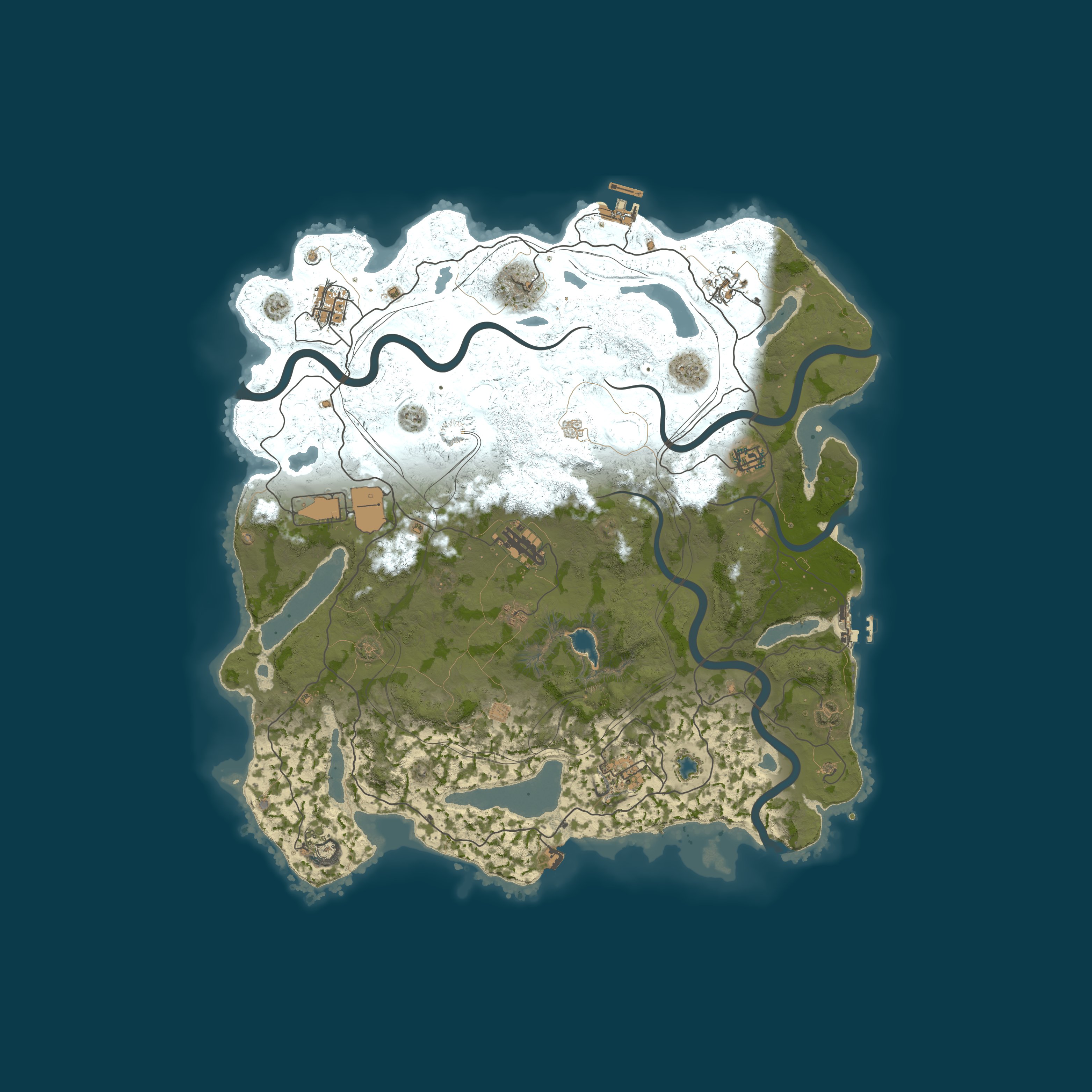 Карта сервера