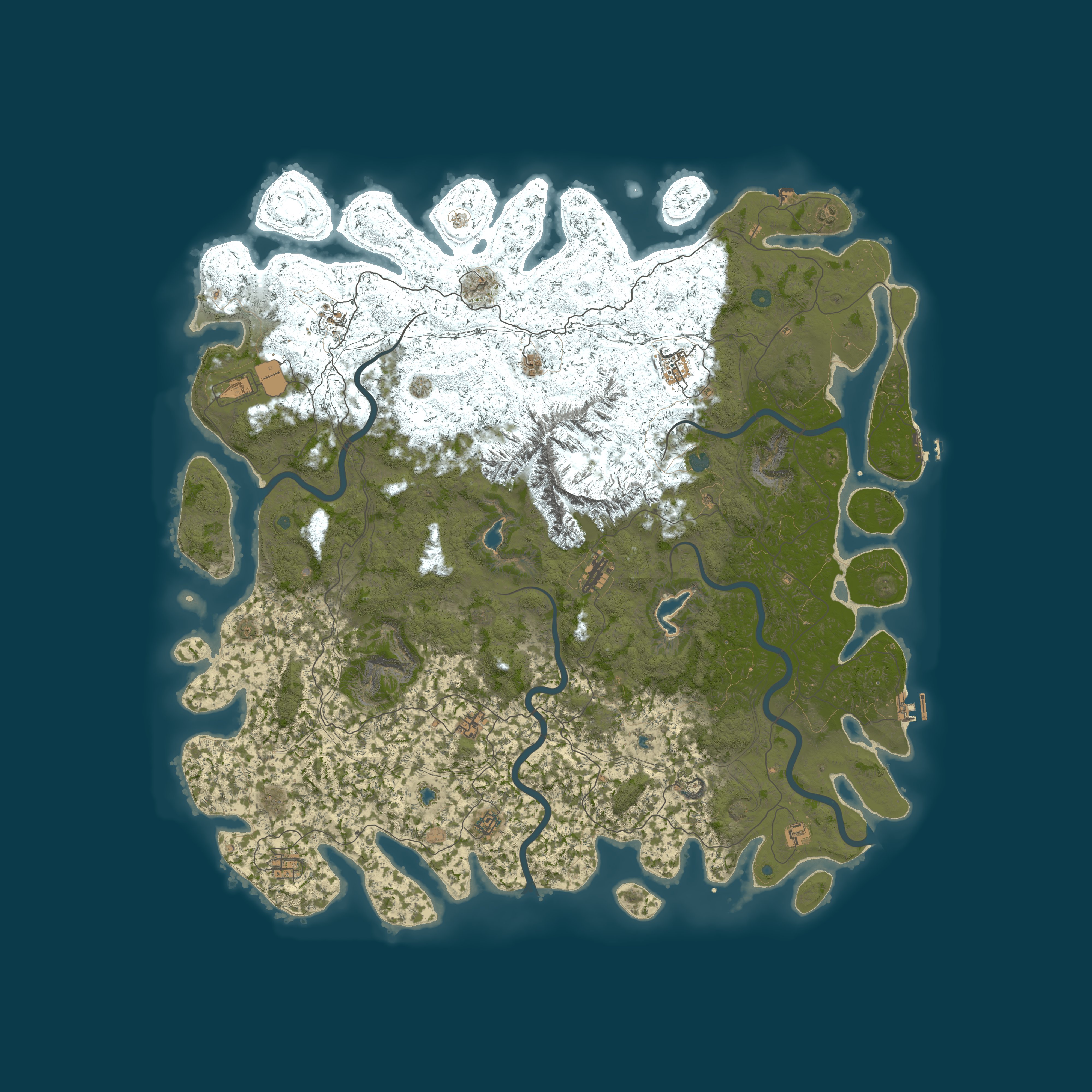 Procedural Map, size 6000, seed 1258963820