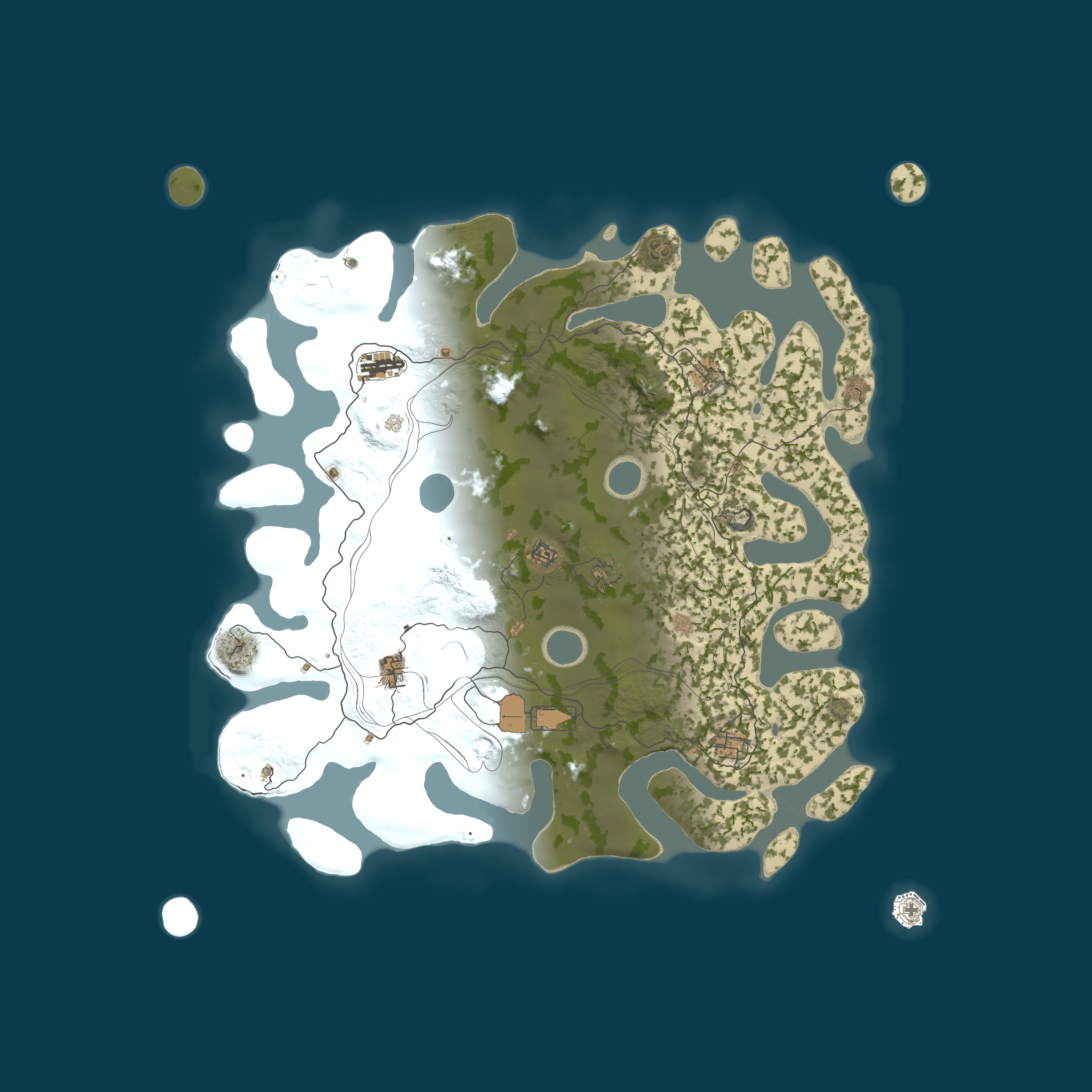 Карта сервера