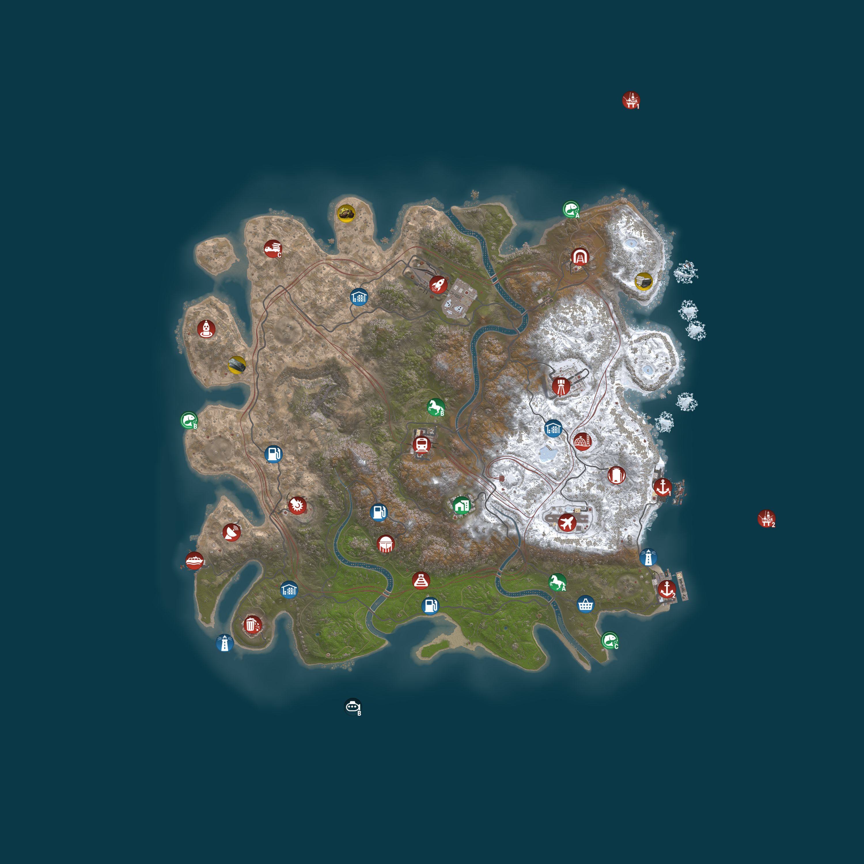 Карта сервера