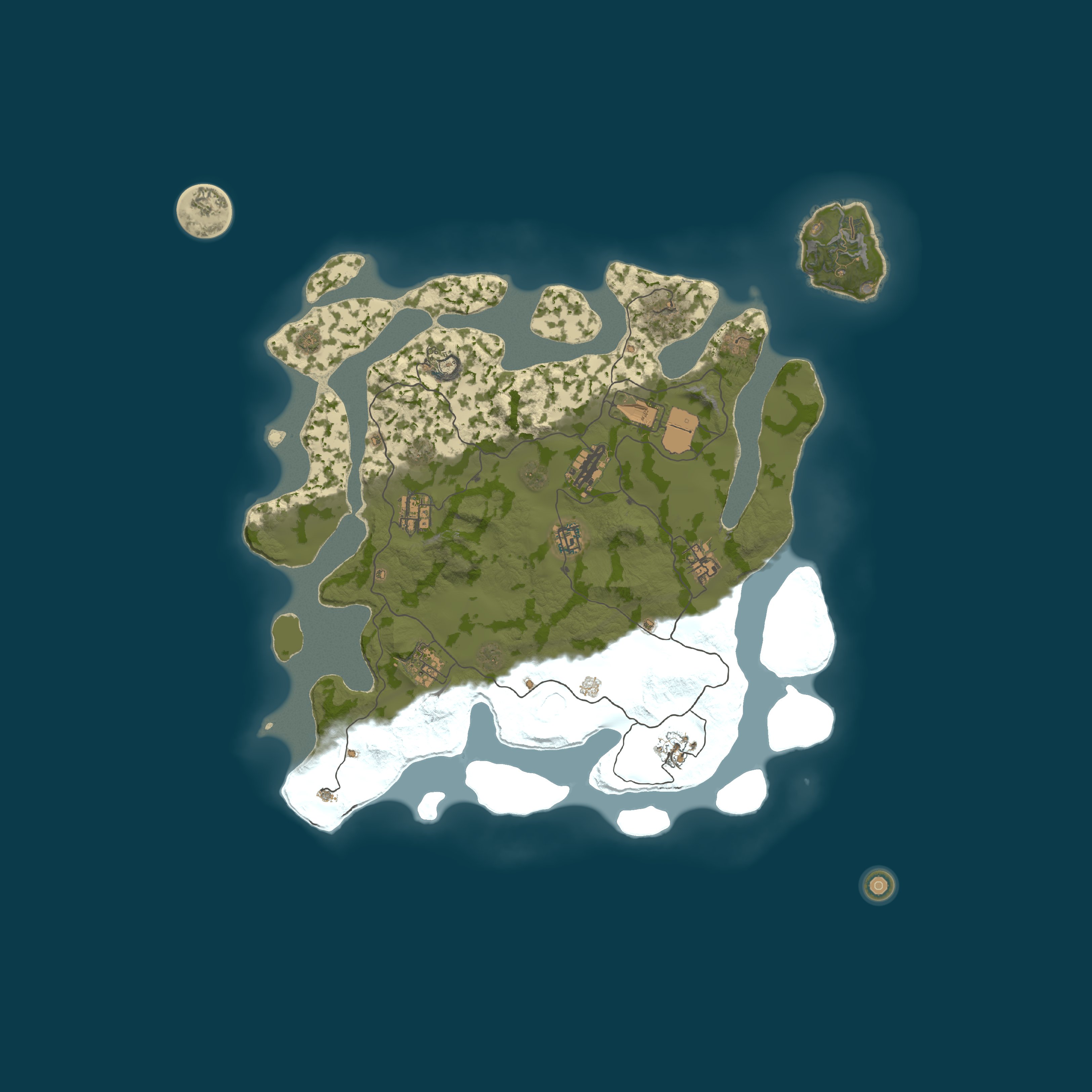 Map for Developement Test Server