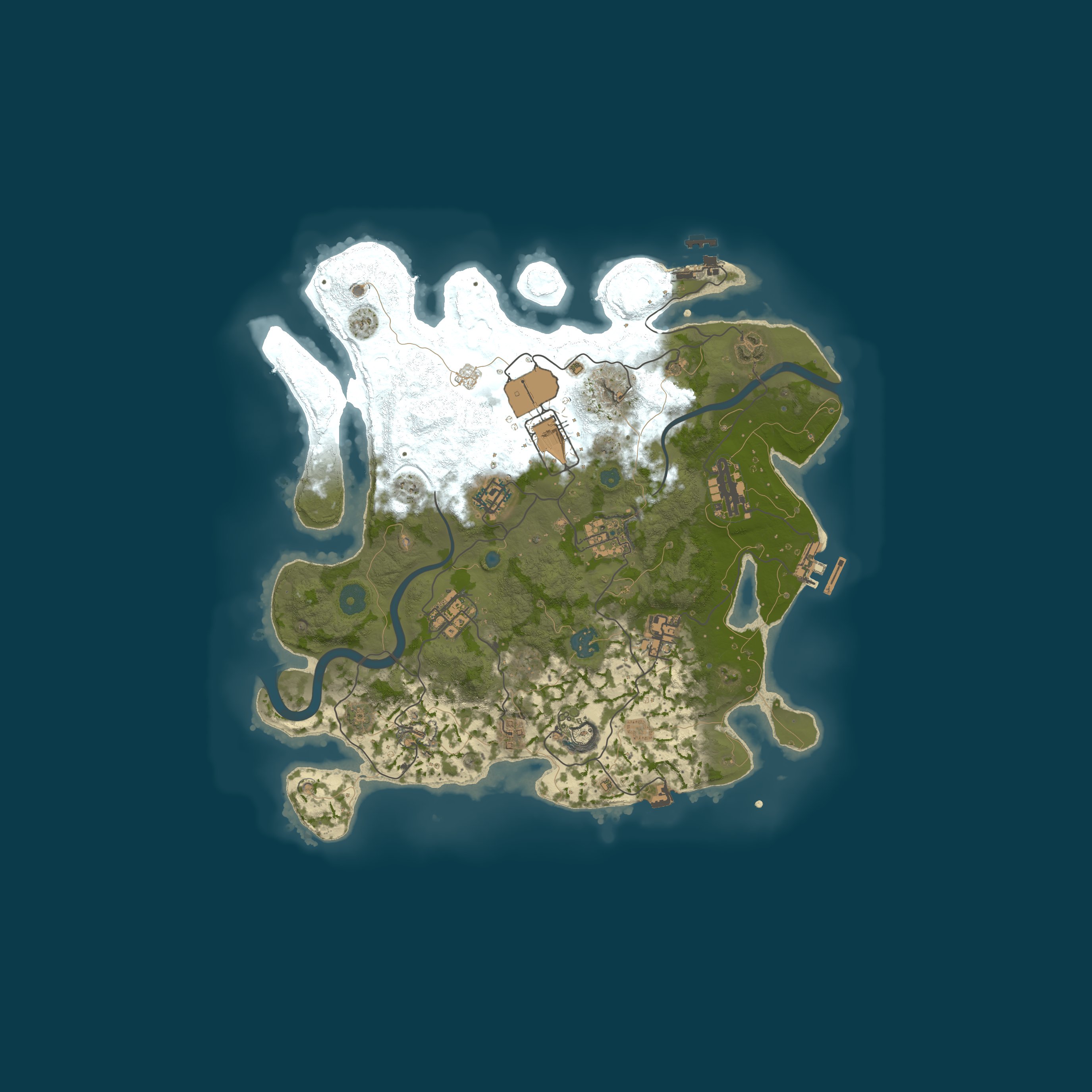 MaxXxRusT X5 Copter/TP/Kits/Drone/Loot+/Quarry/Max3 — Процедурная карта 3500, seed 2080755469