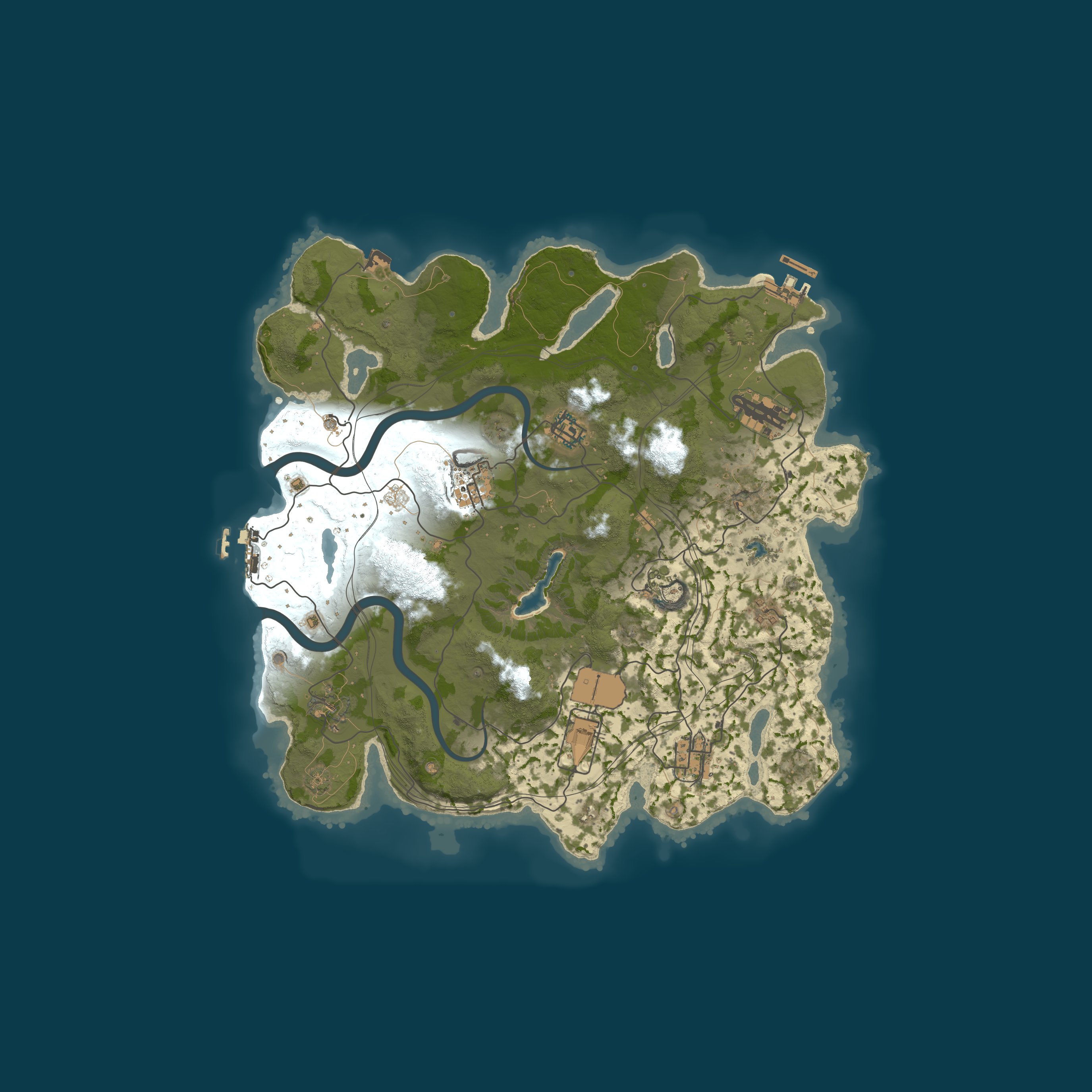 Procedural Map (Optimizado)