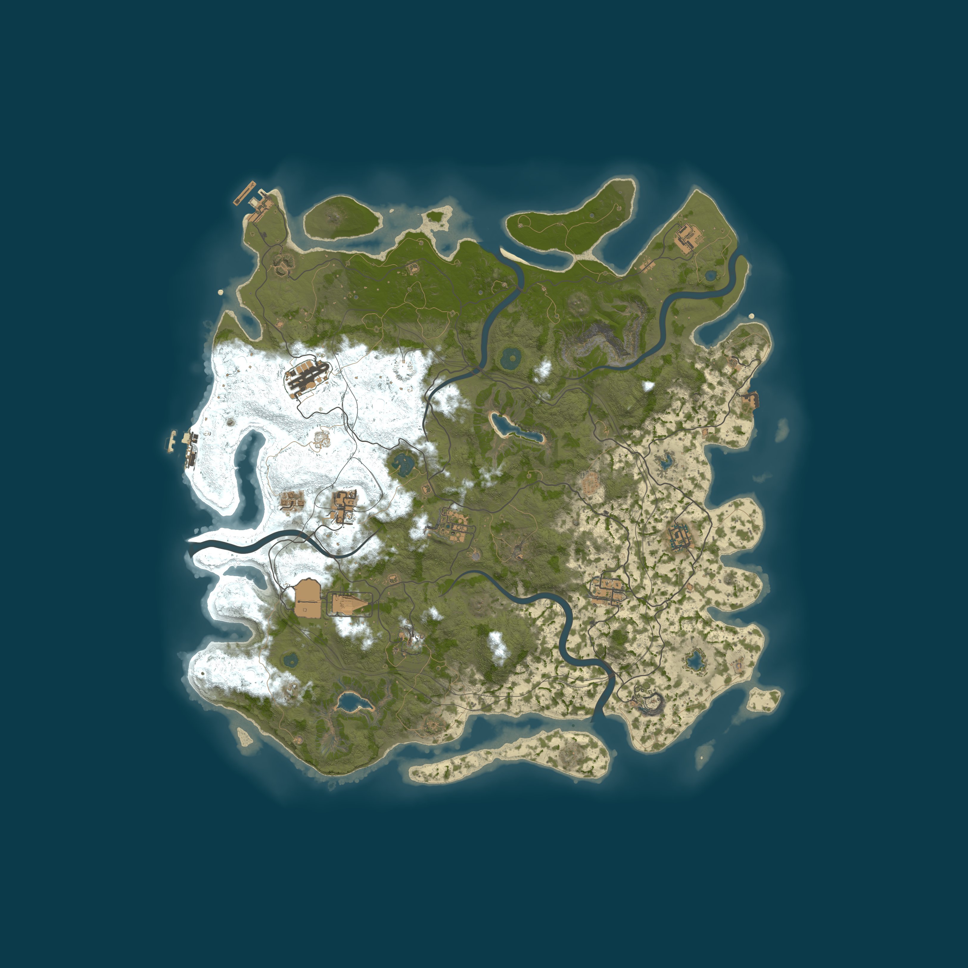 Map for [EU] SMK n RUST 2x-20x |Upgradable Weapons|Skills|Farming|Shop|