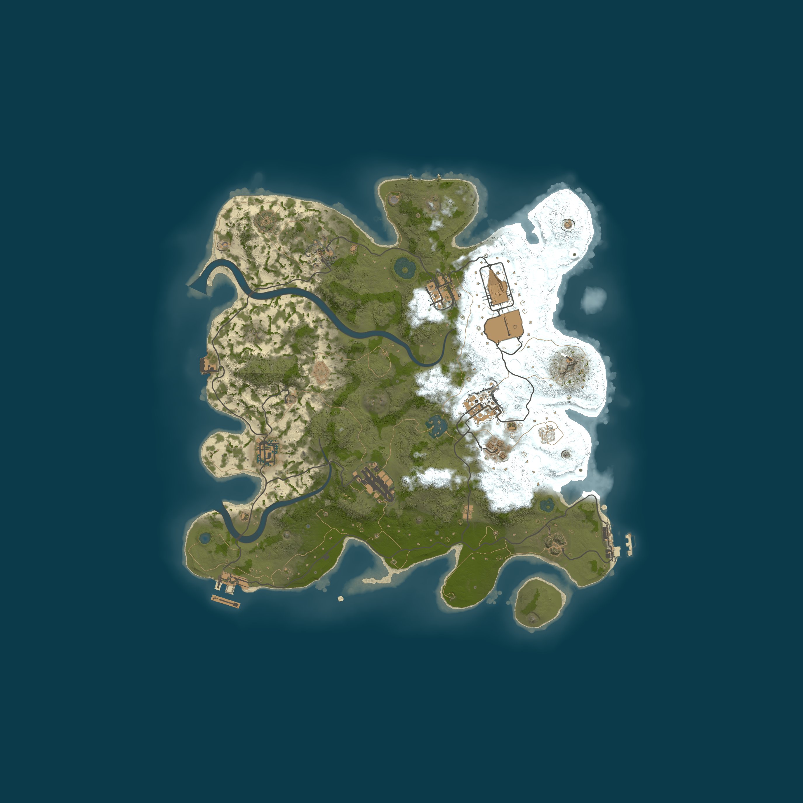 Map for [EU] Rust-France - SOLO/DUO | FULLWIPED 12/05 12.05
