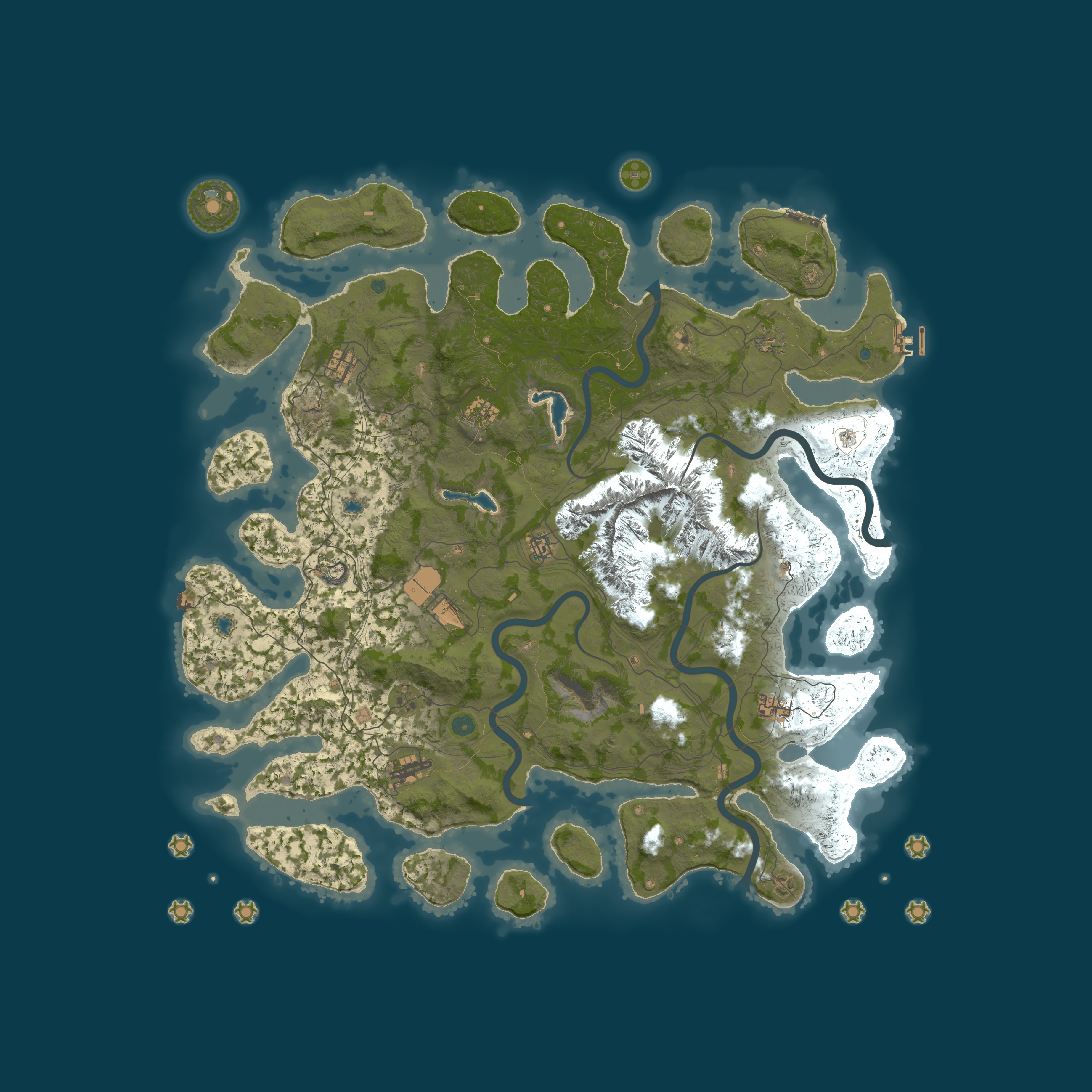 Map for ZOMBZ 2X PvE • Custom Raids, NPCs & Bosses|Events|SkillTree|E