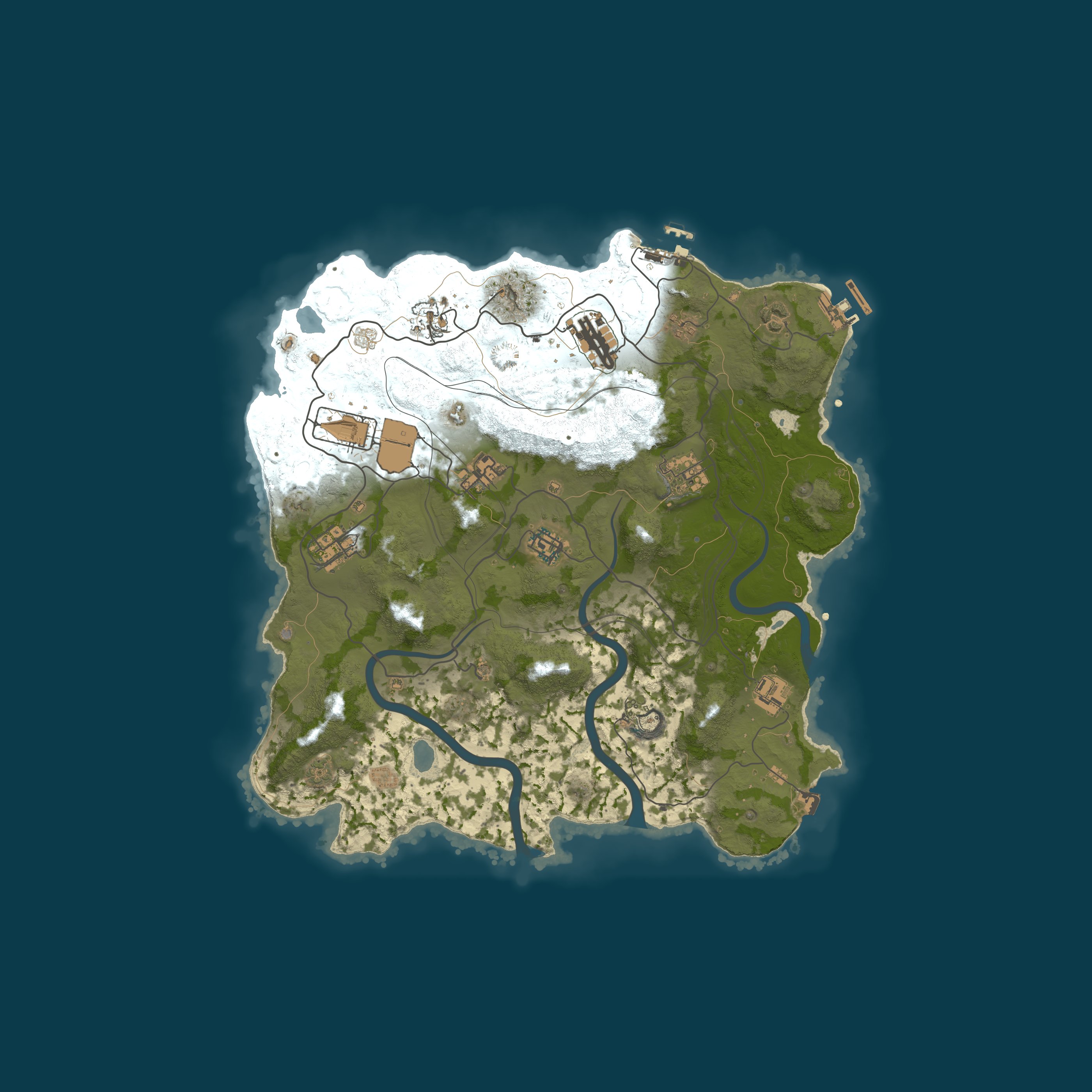 Rust map 3600/1337