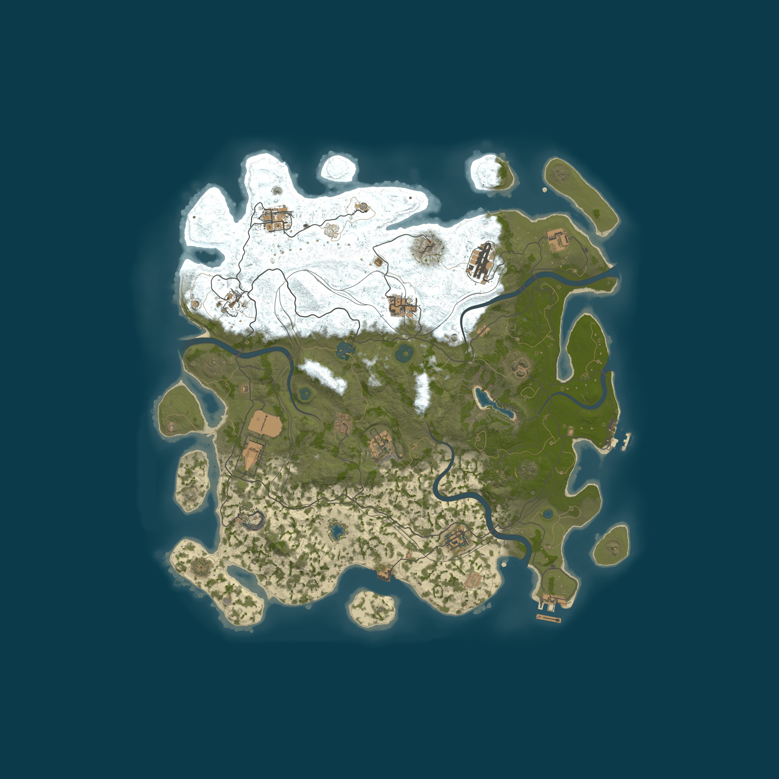 Procedural Map, size 4250, seed 1527514671