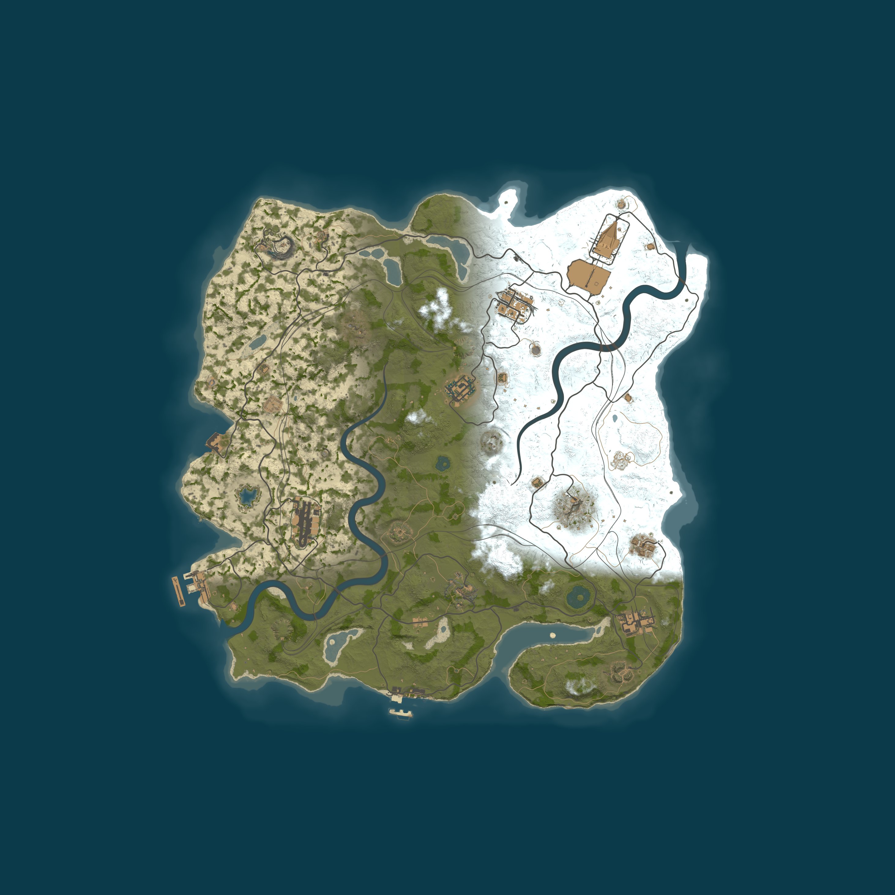 Map for MIRAGE RUST | SUNDAY 2x | Wipe 21.06