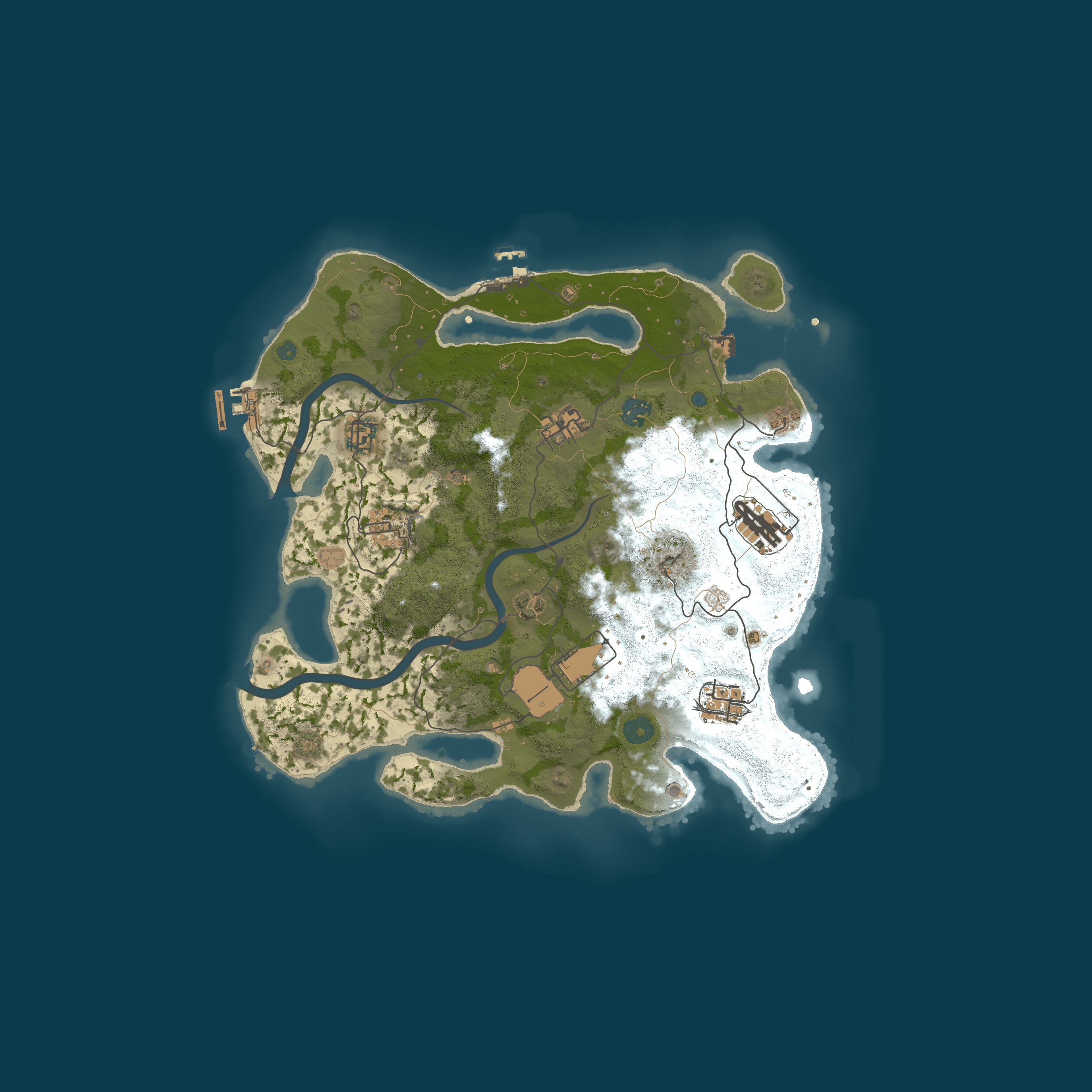 Map for Last Haven | PVE w/ PVP Zones | Quests | RP-Friendly | Noob Fri
