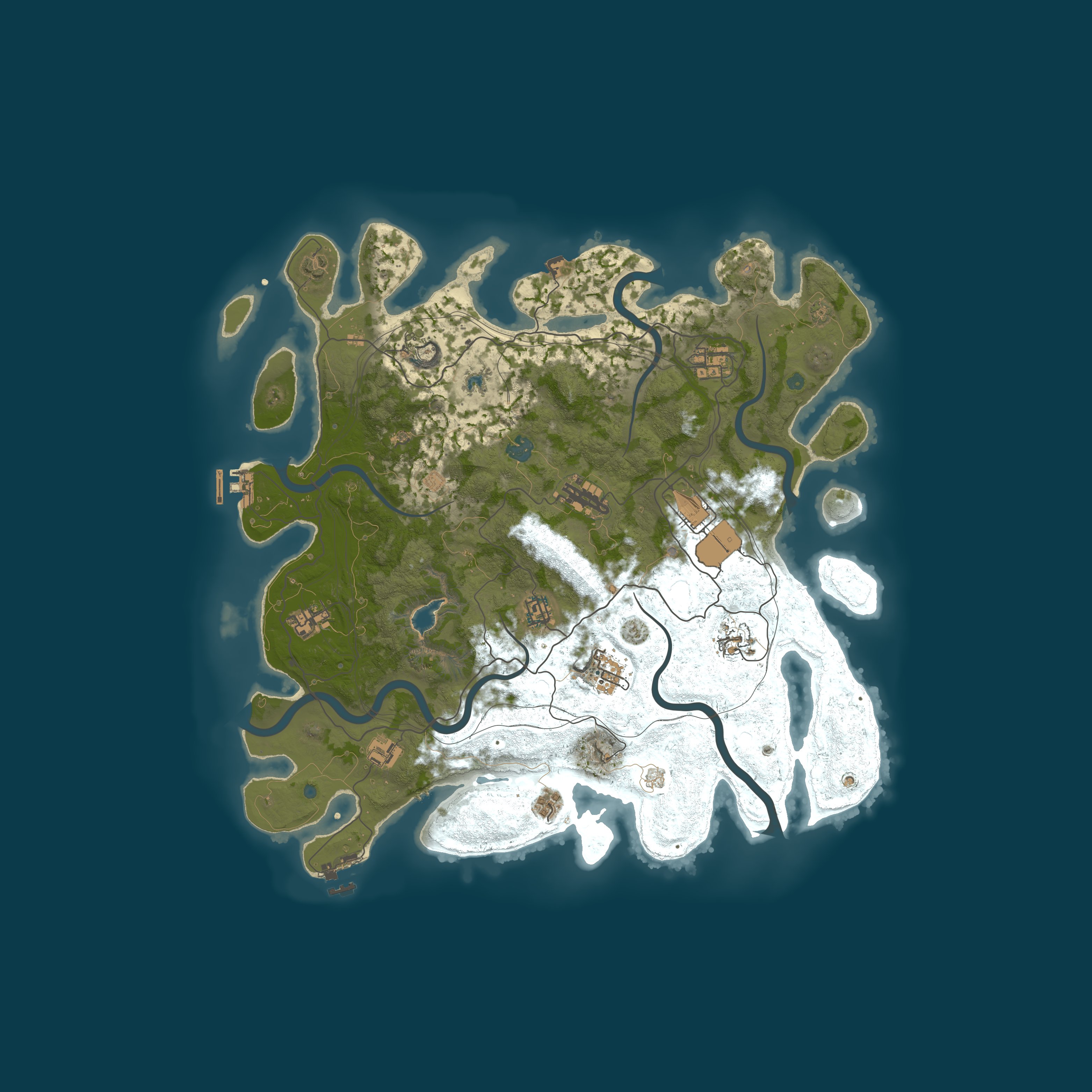 666 RUST /ДЛЯ НОВИЧКОВ /СИБИРСКИЙ 08.10 — Процедурная карта 4250, seed 86885500