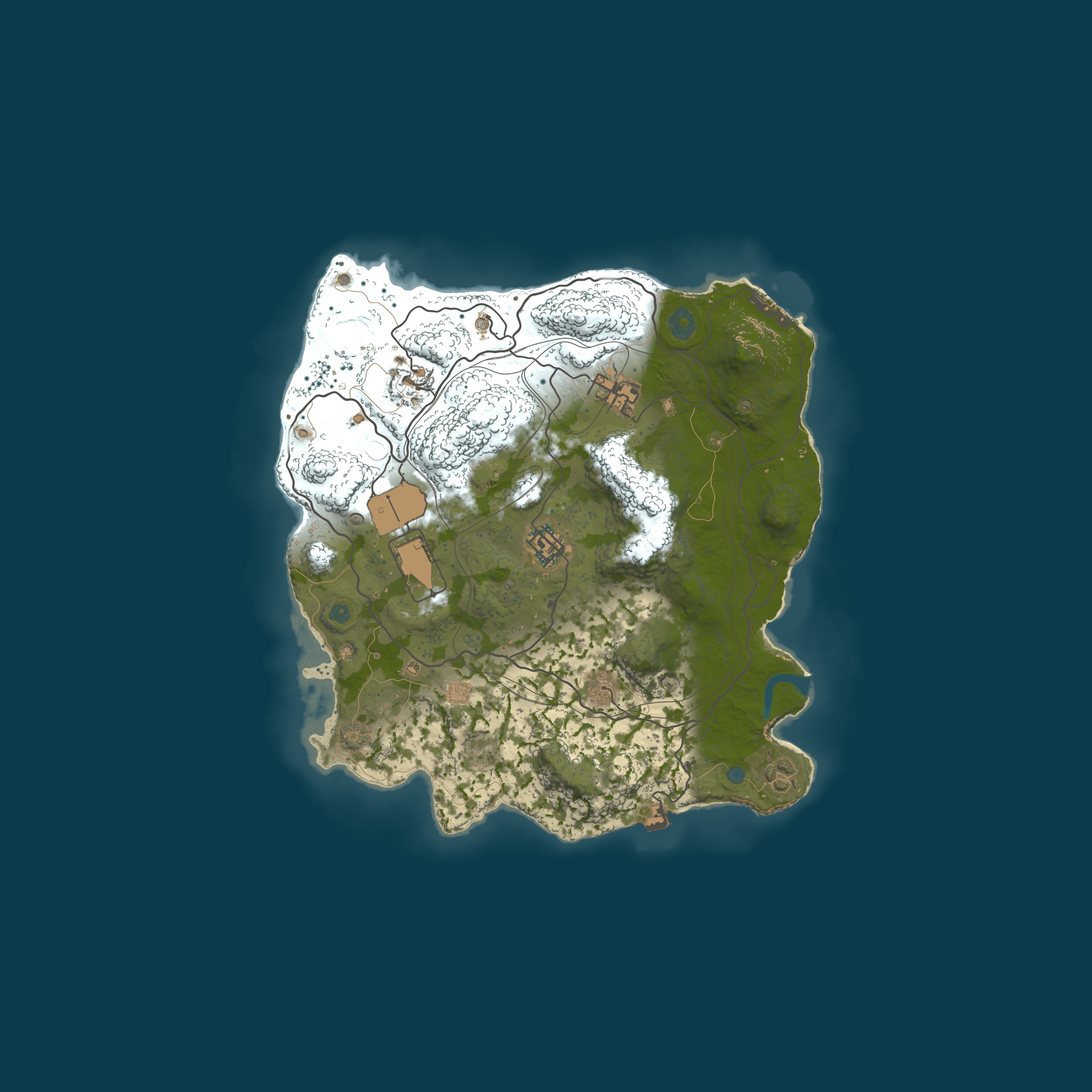 Map for [AU] Stingray Servers | Rust 2x SDT | SMALL MAP