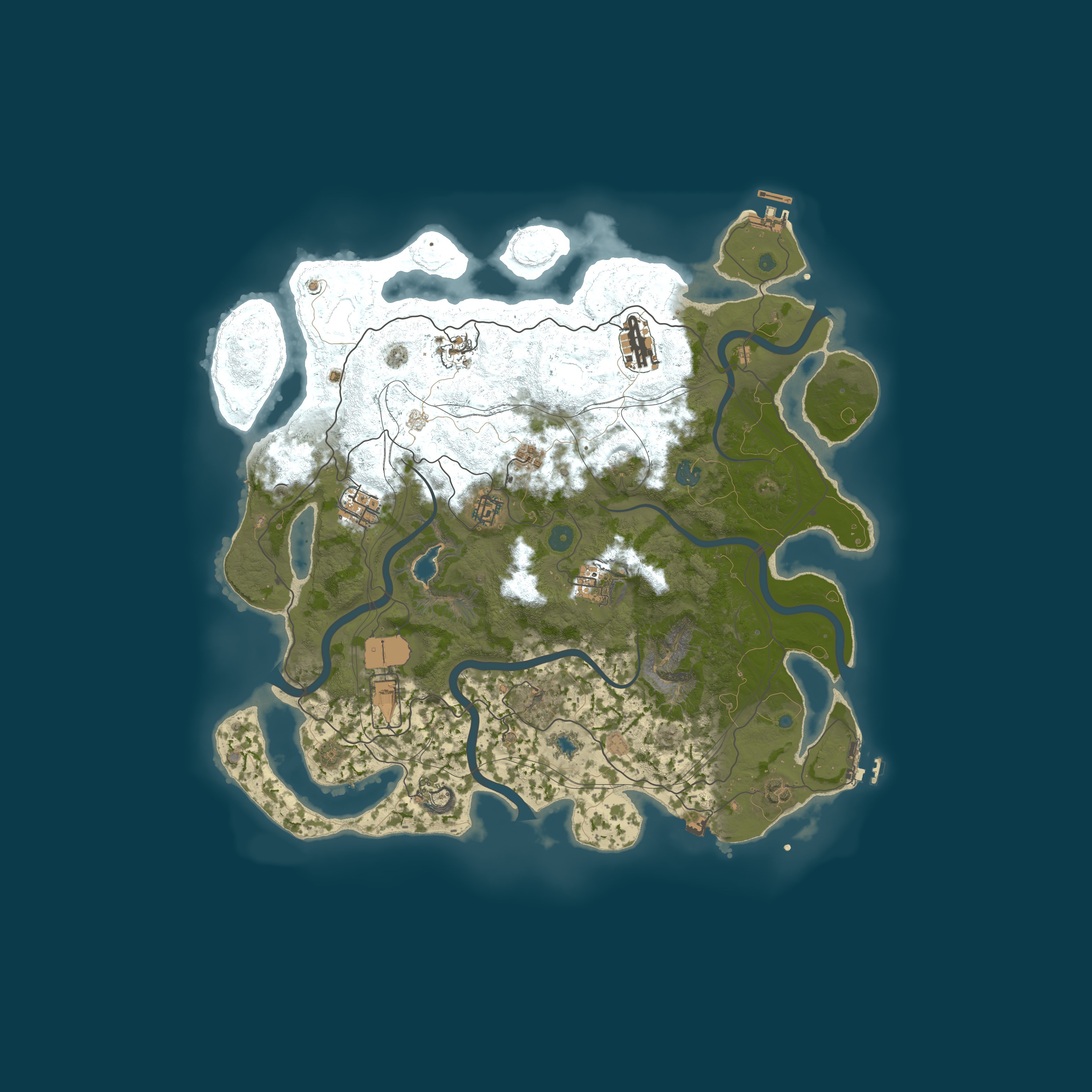 Map for [EU/UA] | RustWar | Classic | Vanilla | Europe