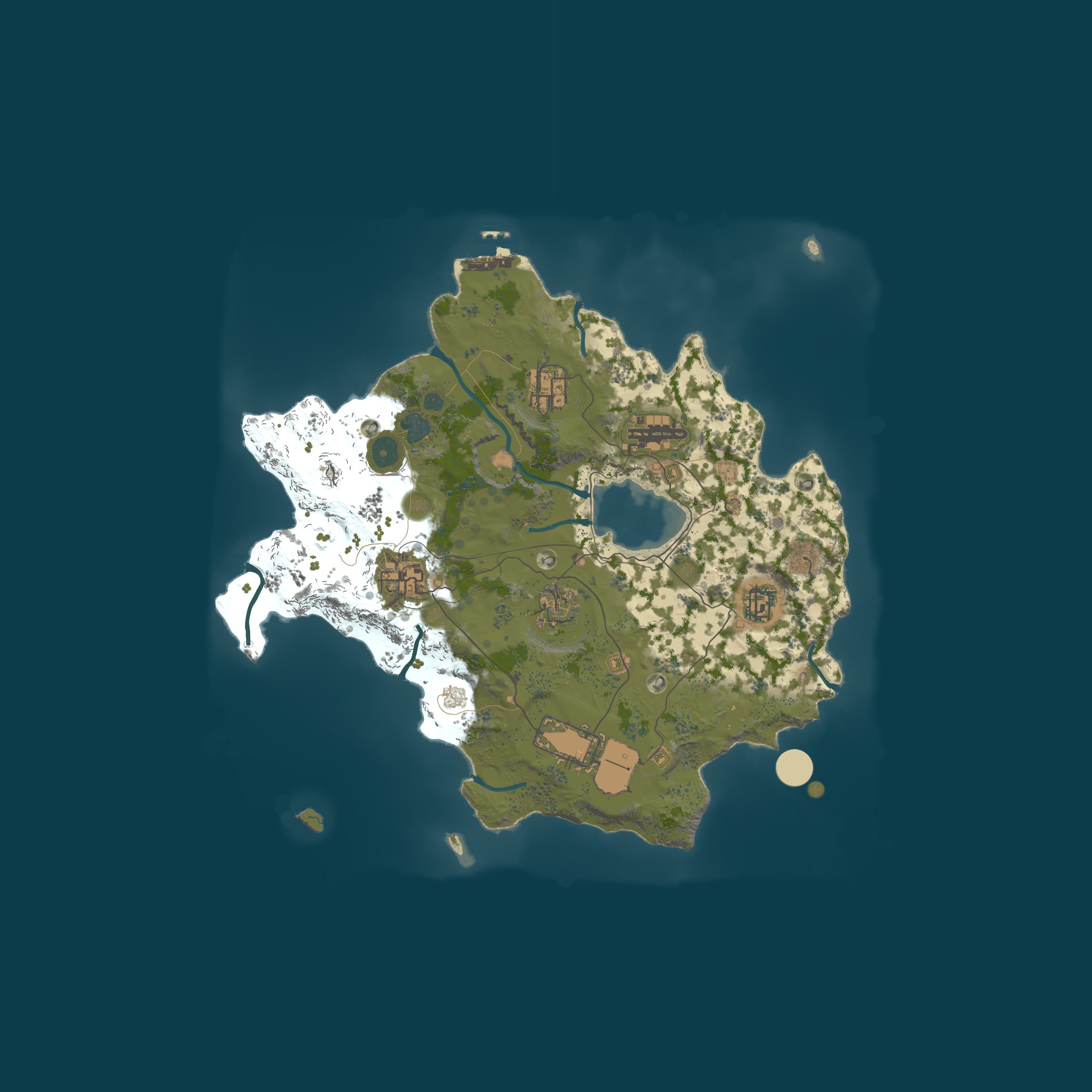 Map for BattleServer Zombies |AU|PVE|KITS|RAIDABLE BASES|
