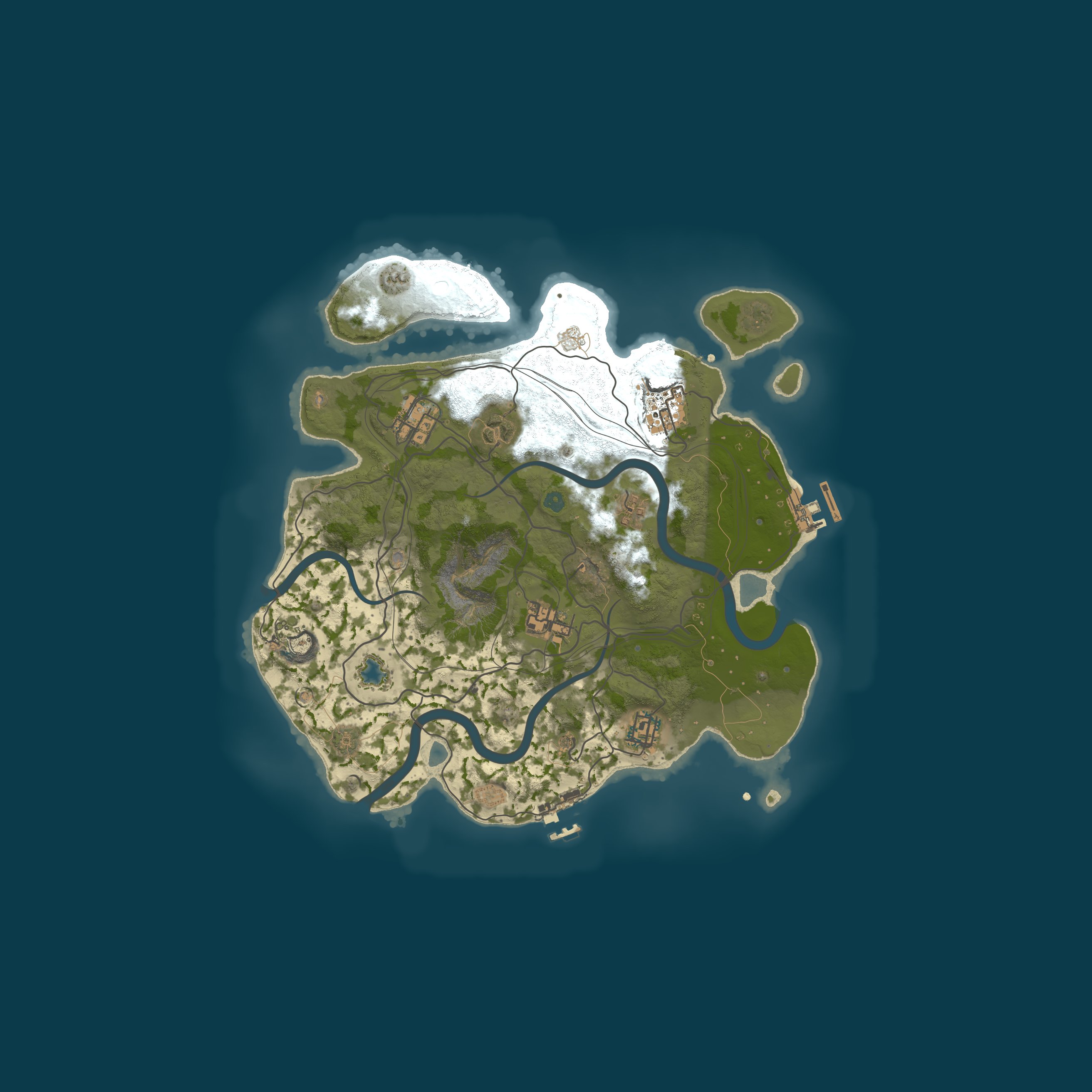 Map for MIGHTYRUST.GG|Small|Monthly|Low Upkeep