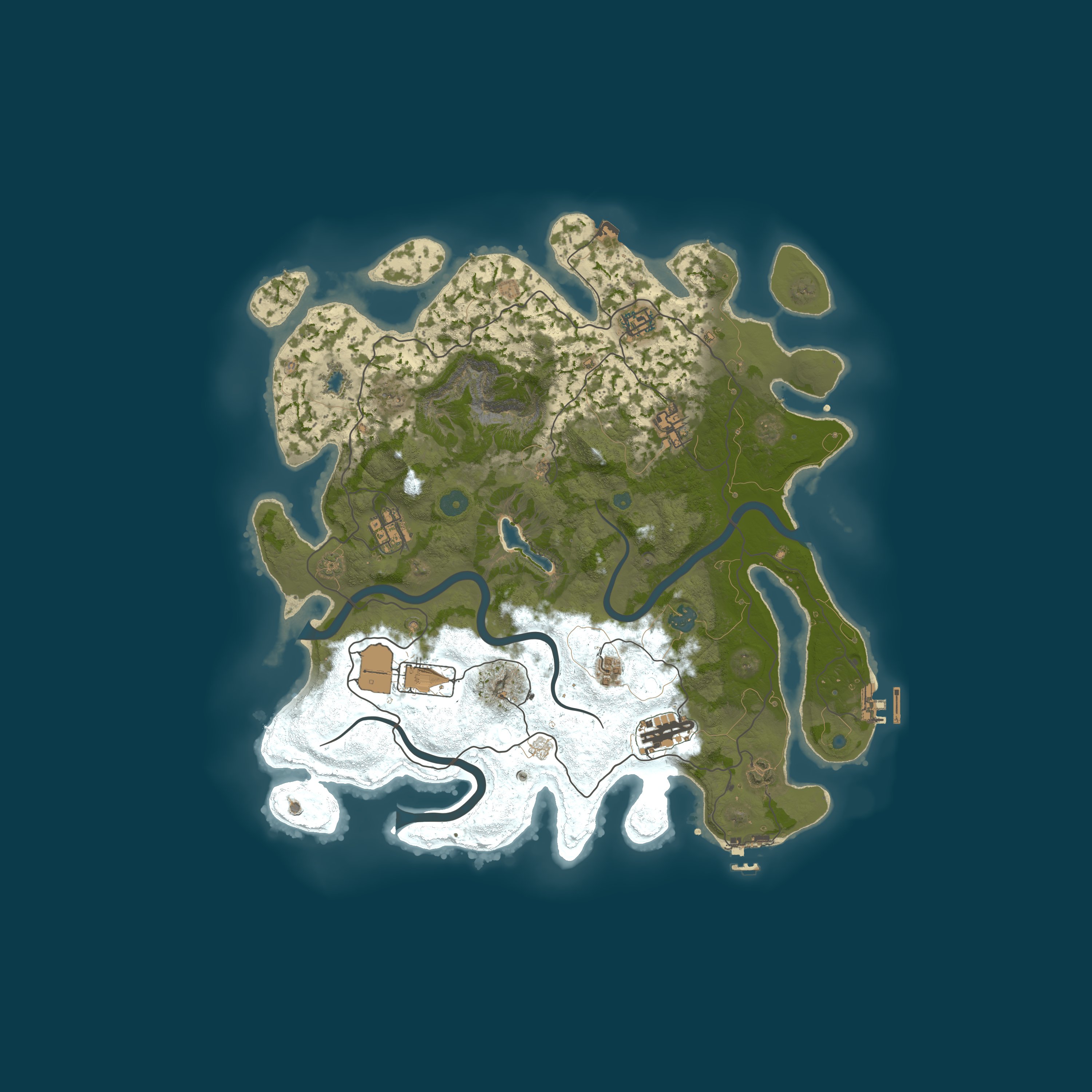 Map for GGL RUST #1 | VANILLA 2X | NO LIMIT | Вайп 25.06