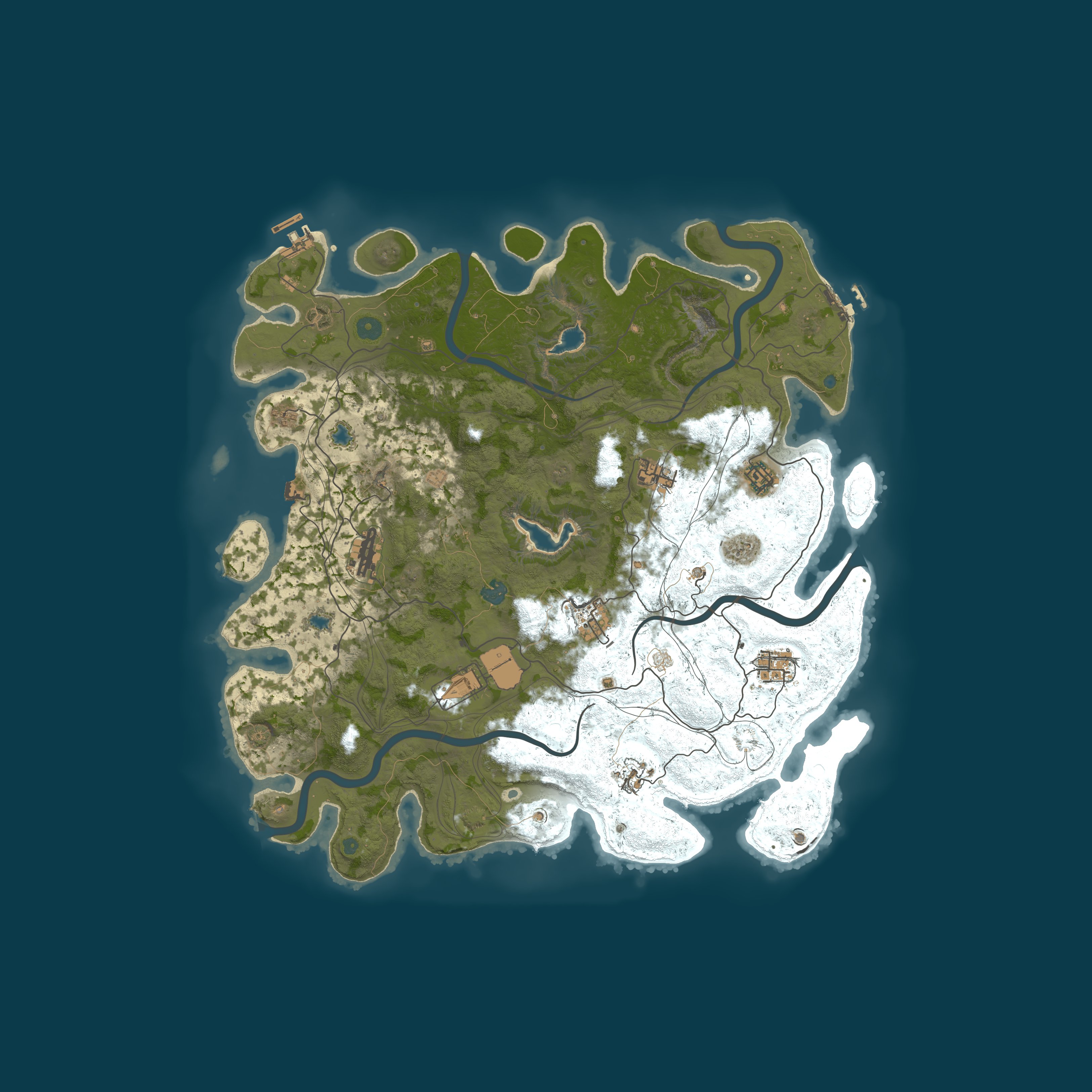 Map for ! The Alamo Texas Noobs Welcome