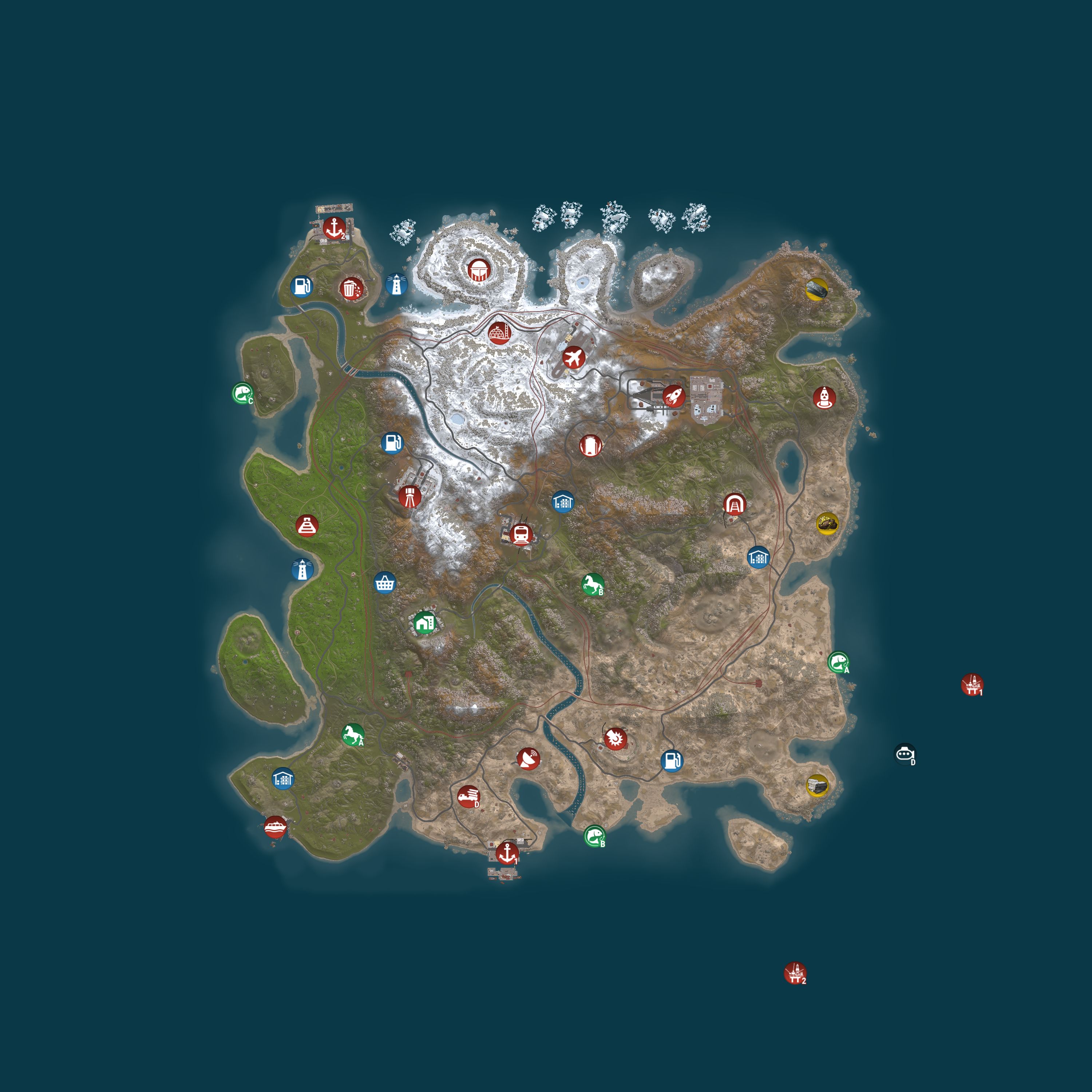 Map for Magic Rust #17 — Modded 2x (Duo) | EU East