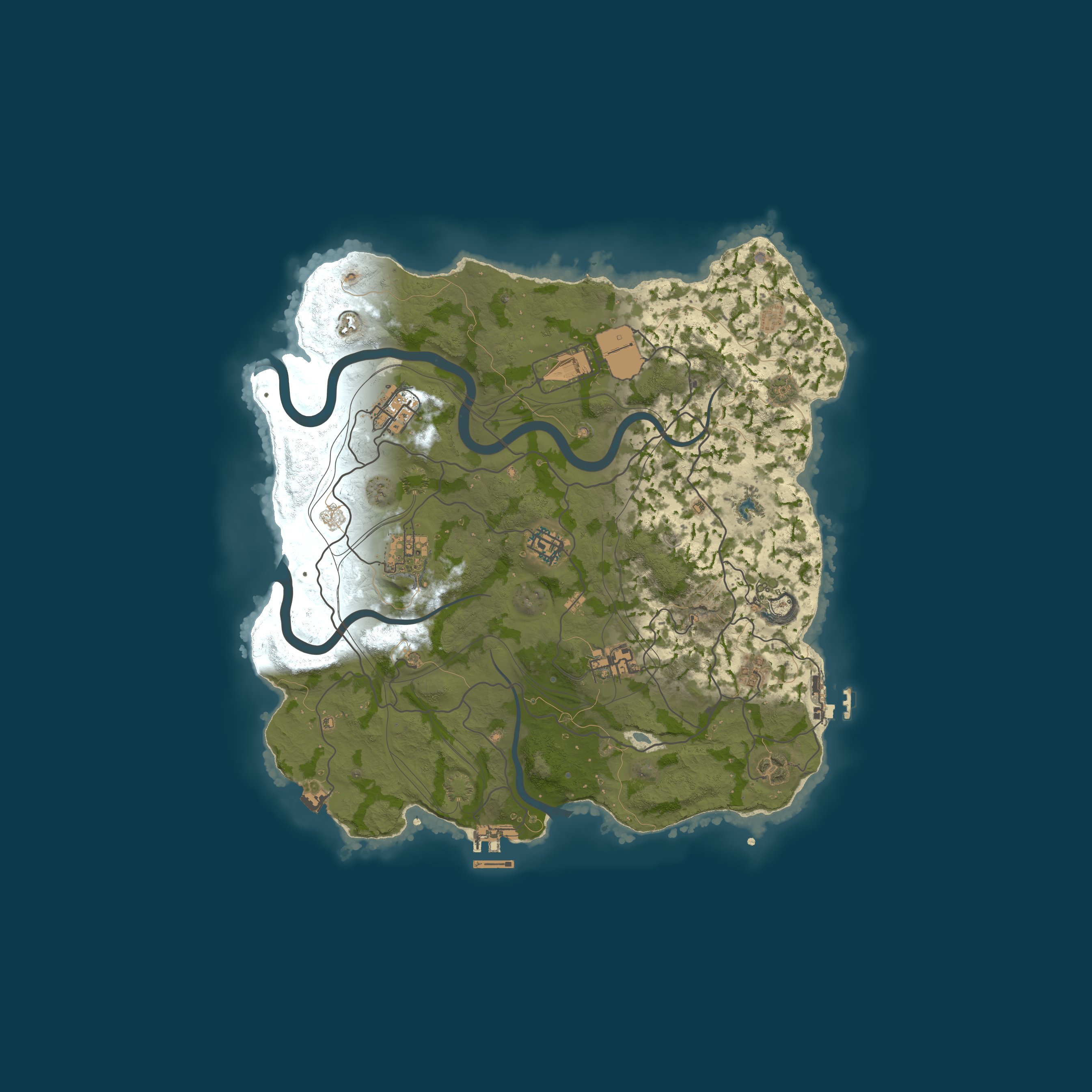 Map for RustGaming.net - 2x Solo/Duo | WIPED 05/23 23.05