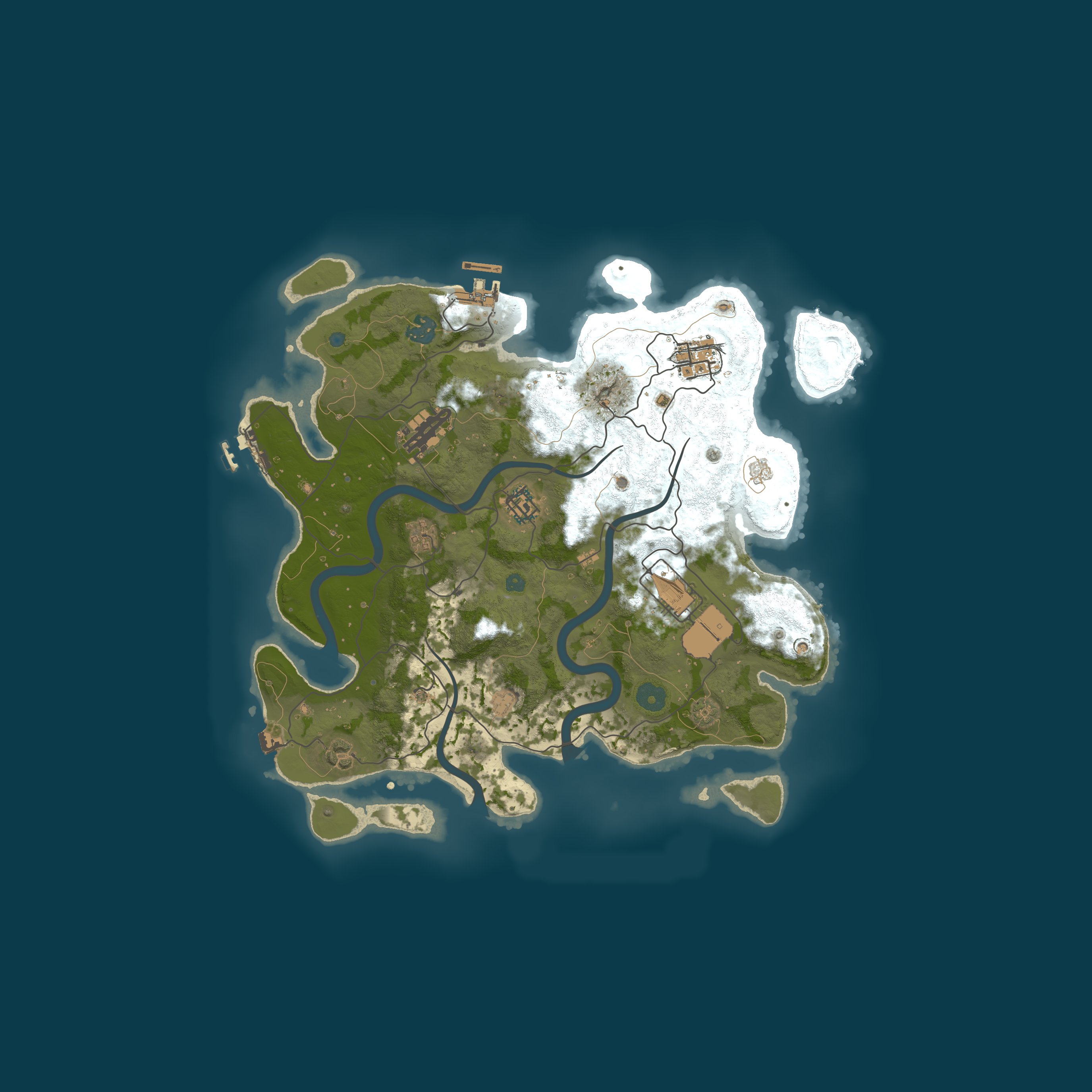 Map for LUCKY RUST I EU | X5 X10 | NOLIMIT | PvP I MyMini I