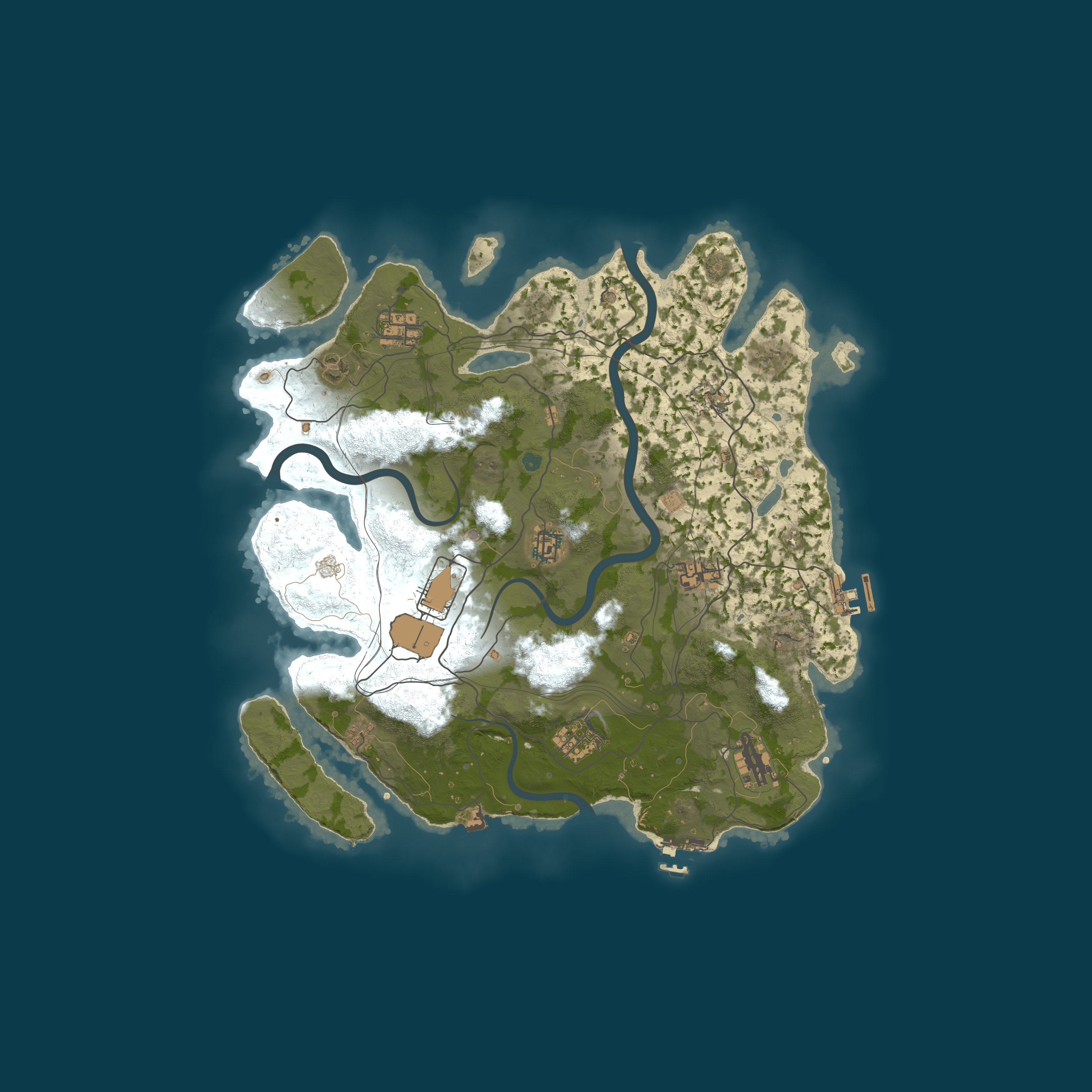 Map for [EU] TideRust |Solo Only|Noob Friendly|Monthly|No BP Wipes