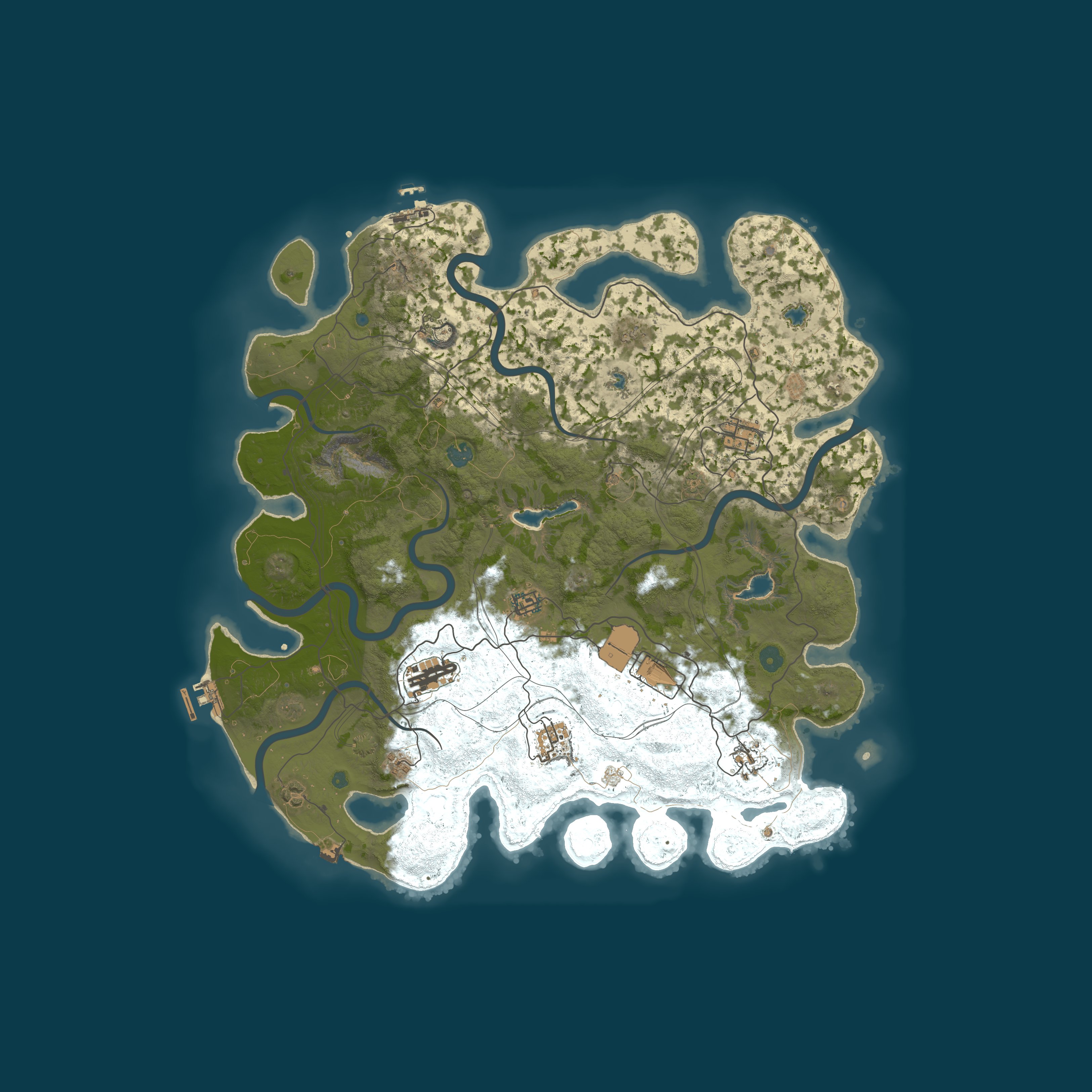 Map for US Salt-Radz 3x Solo | 50% Upkeep | SHOP | Noob Friendly