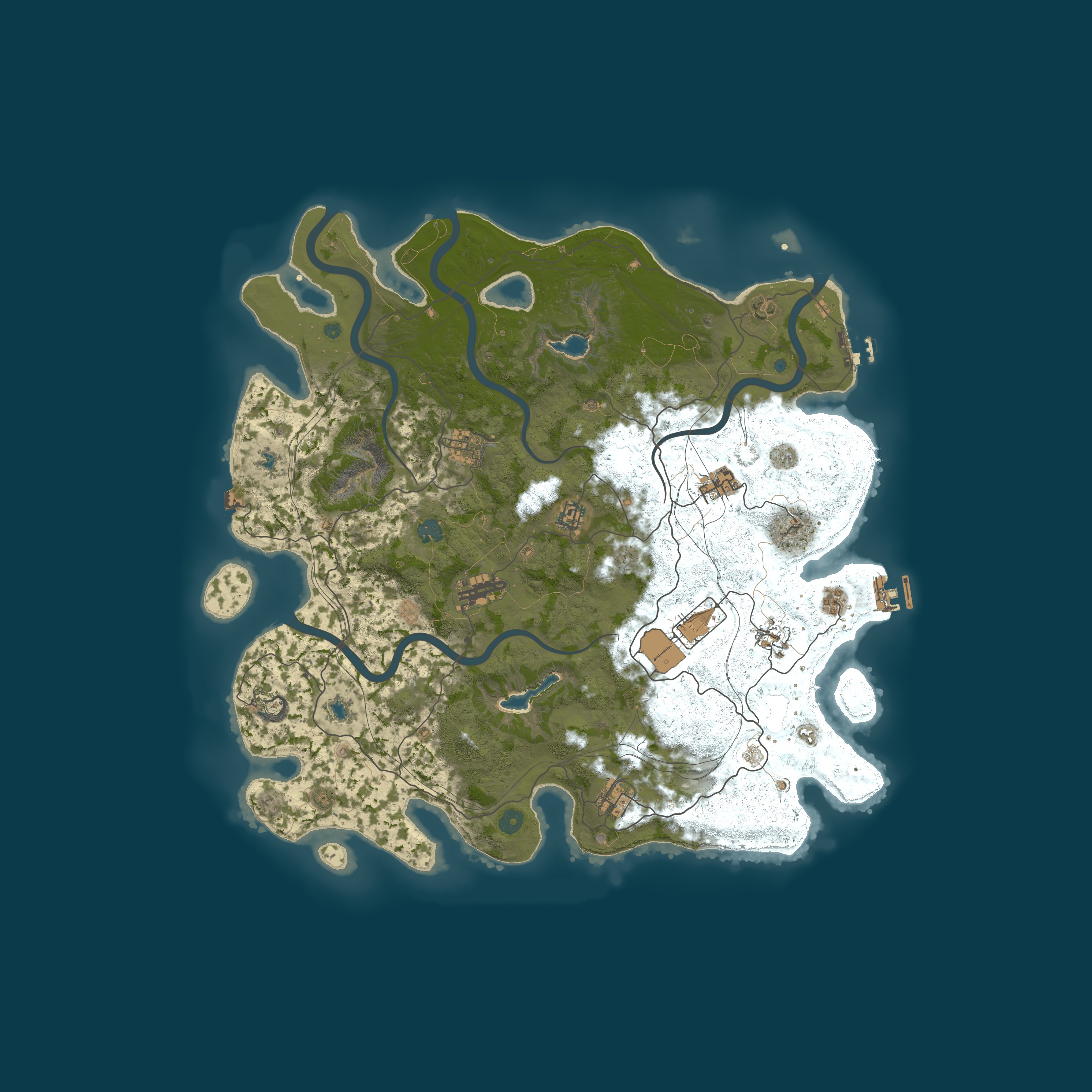 Map for Rust The Walking Dead