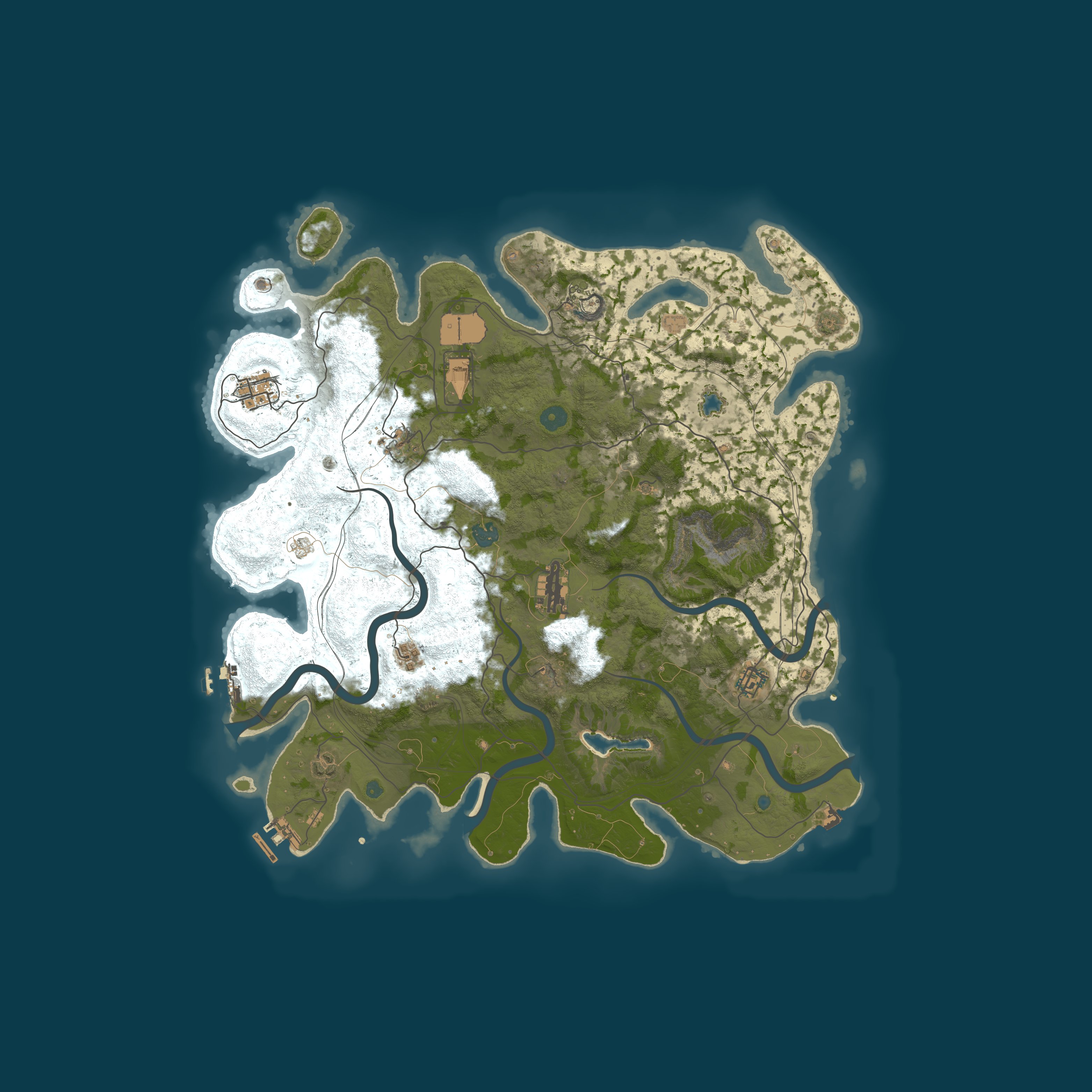 Map for 1Rust-w | Wipe 15.06.2026 | Classic