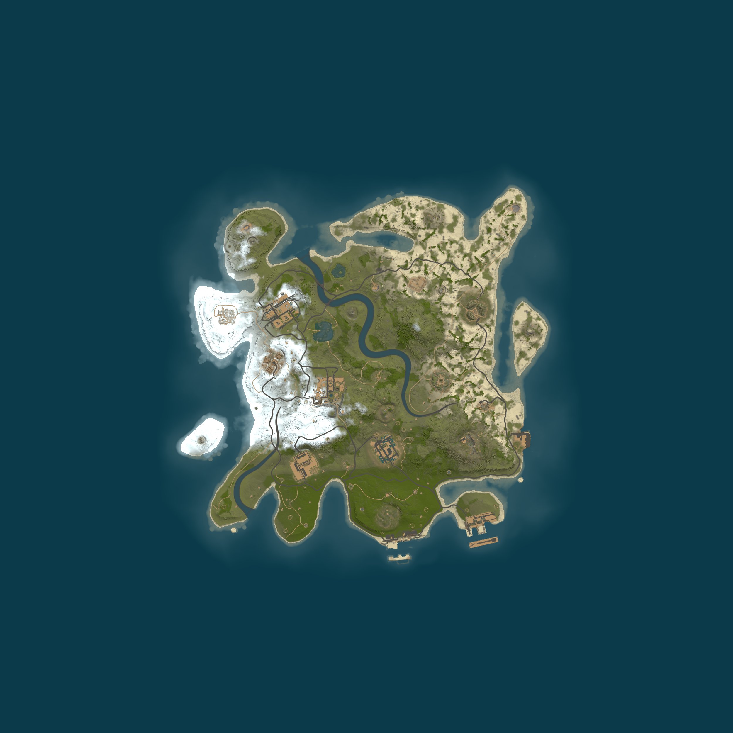 Procedural Map, size 3000, seed 865566558