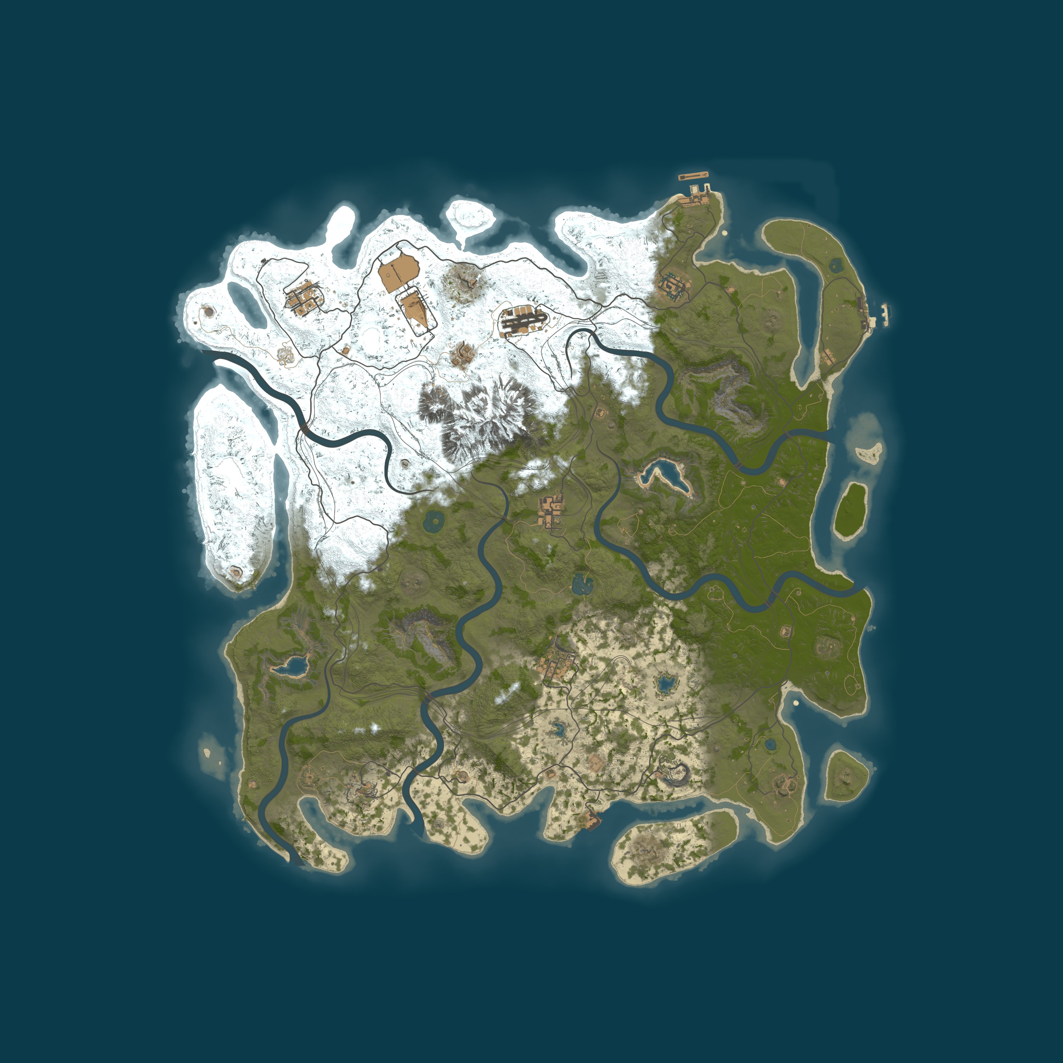 Map for Heathen's Playground X50 PVE