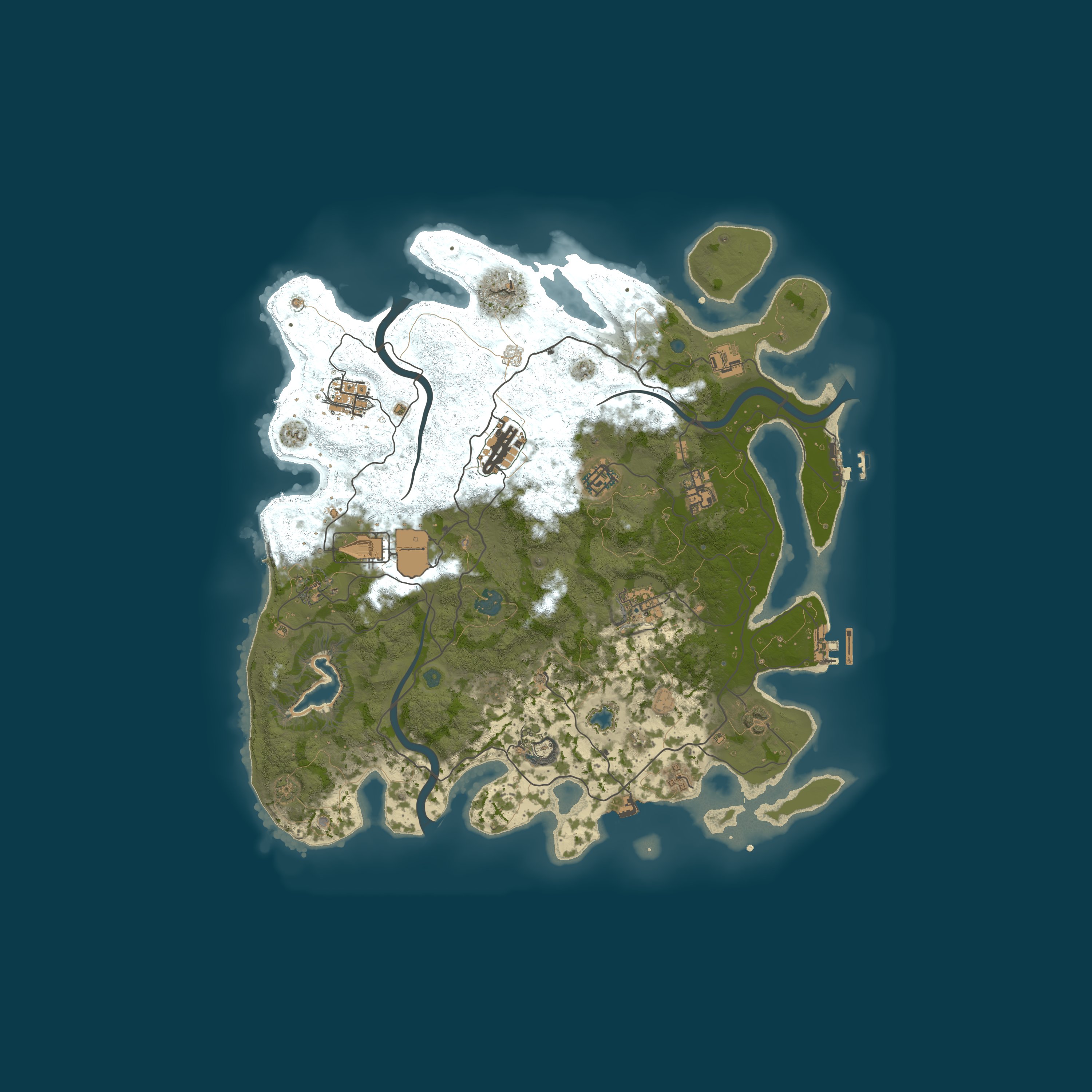 Procedural Map, size 4000, seed 420420