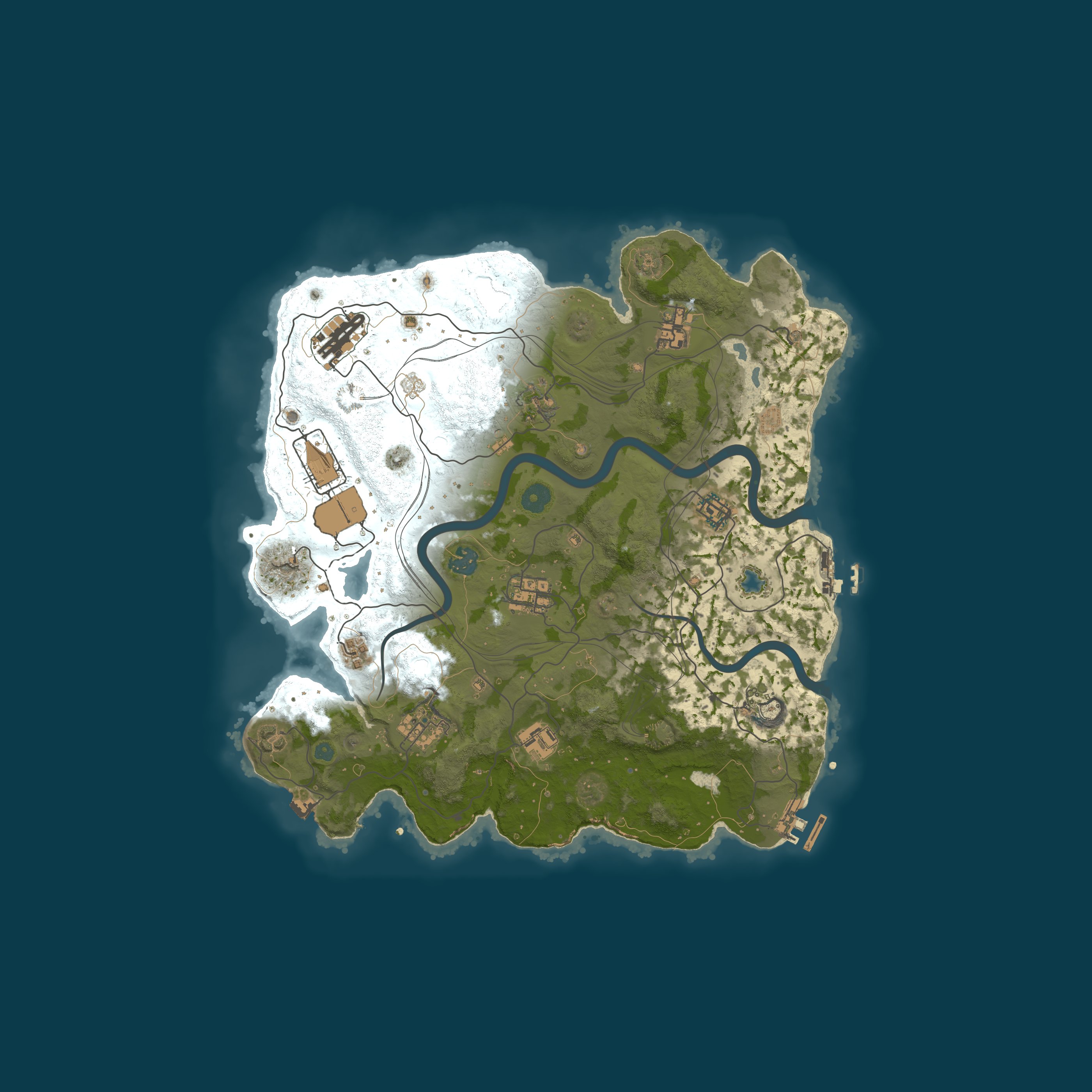 Rust map 3600/1337