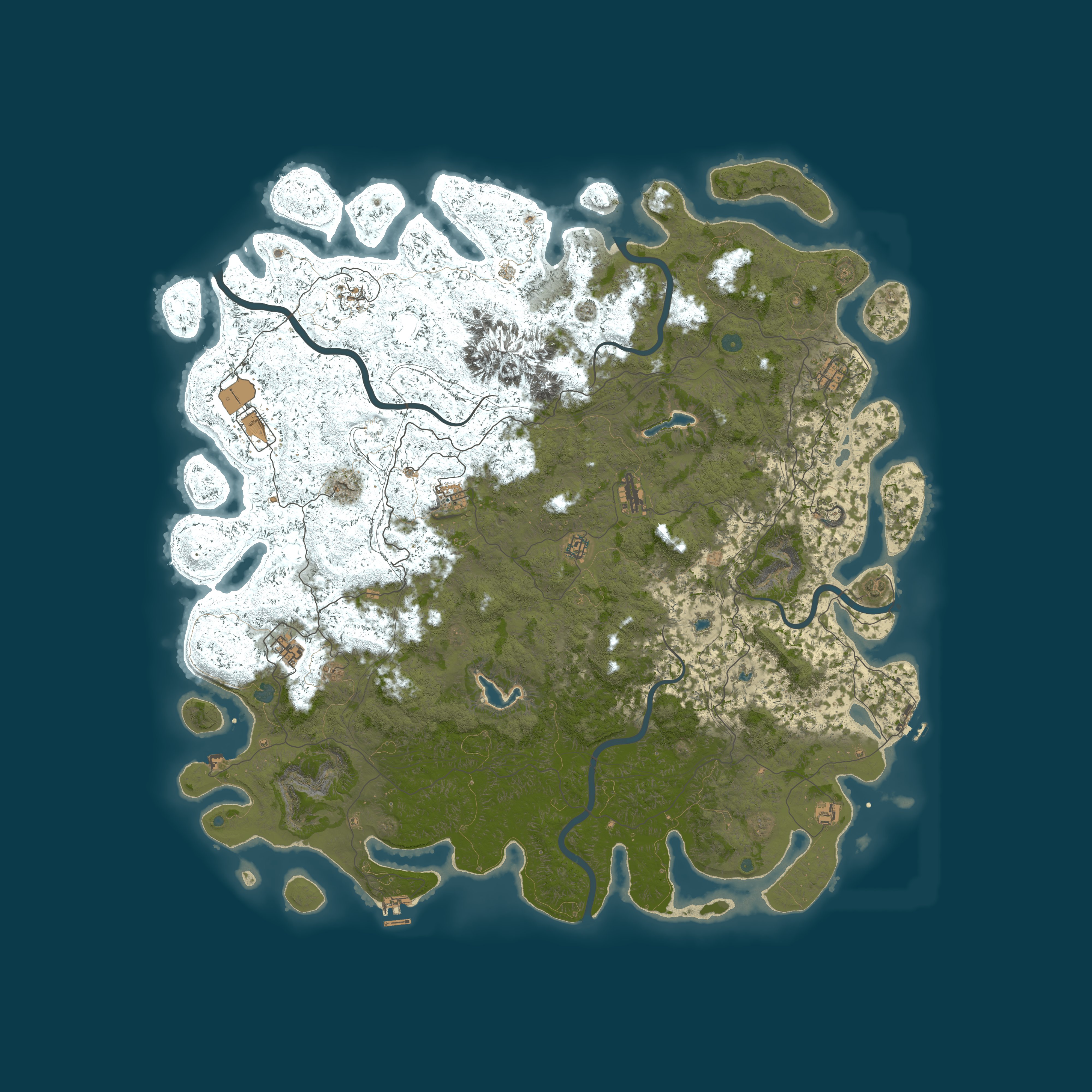 Procedural Map, size 6000, seed 2010145023