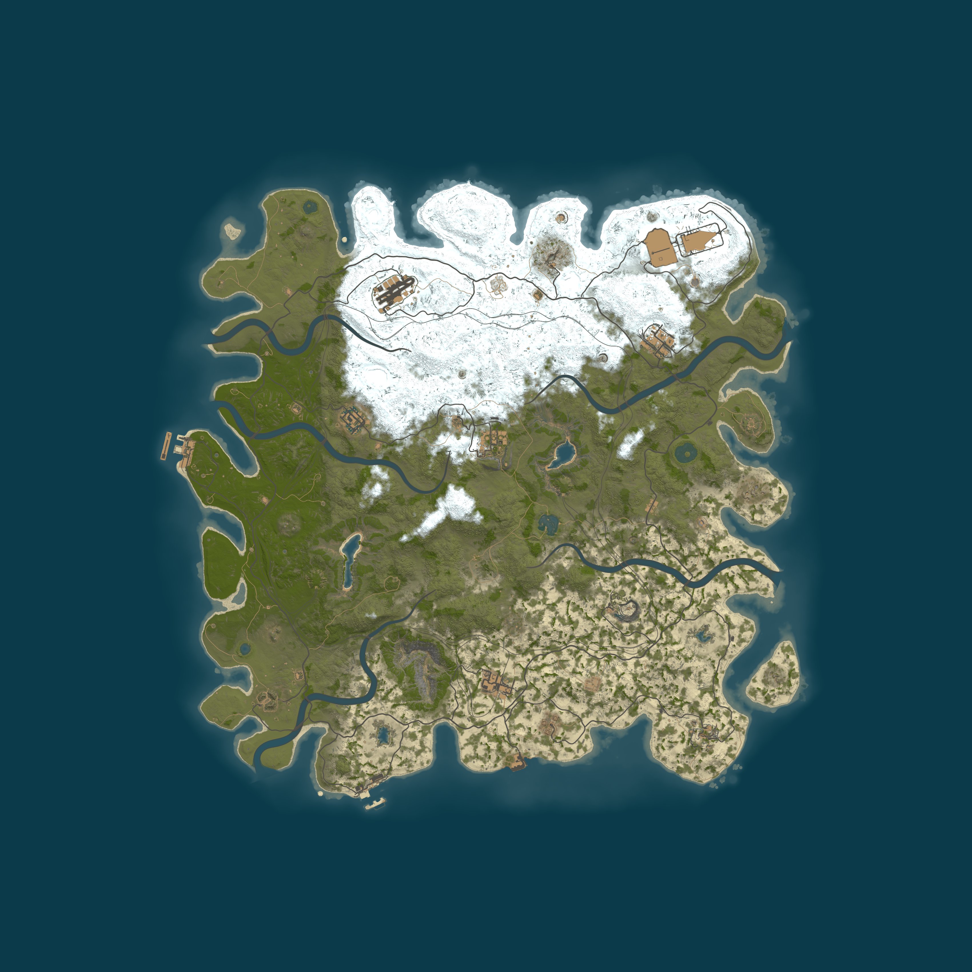Map for SERVER TEST, Rust Roleplay Italia - PvE