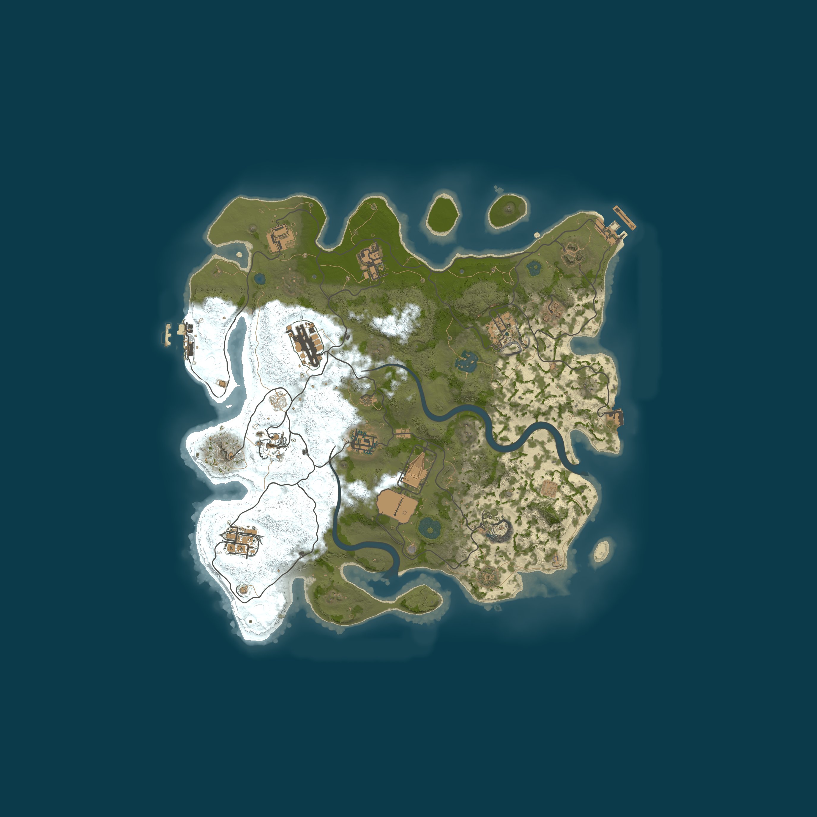 Map for Mighty Rust Mods 10X