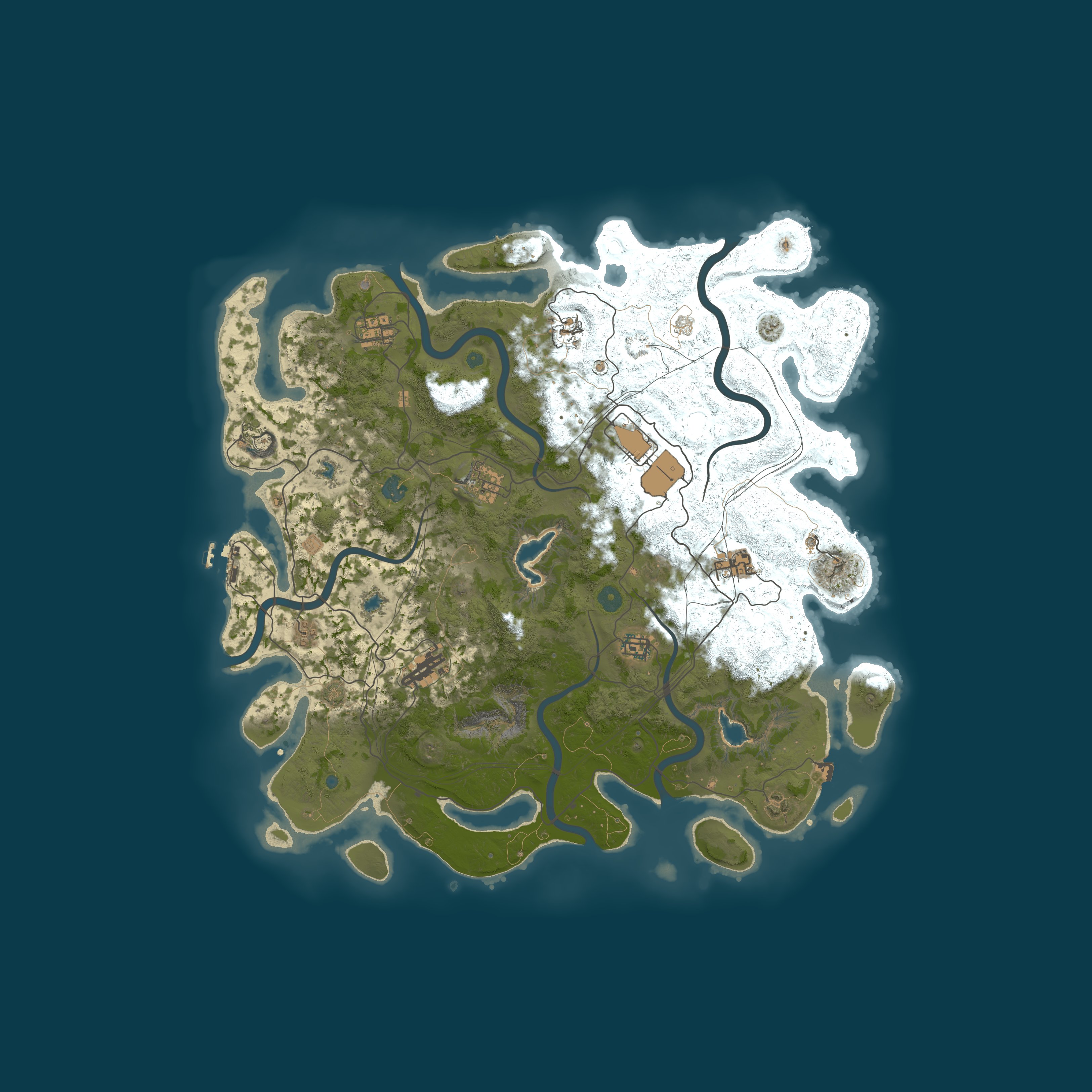 Map for Coolitos PvE Zombies and Free Helis - Noob Friendly Low Decay/U