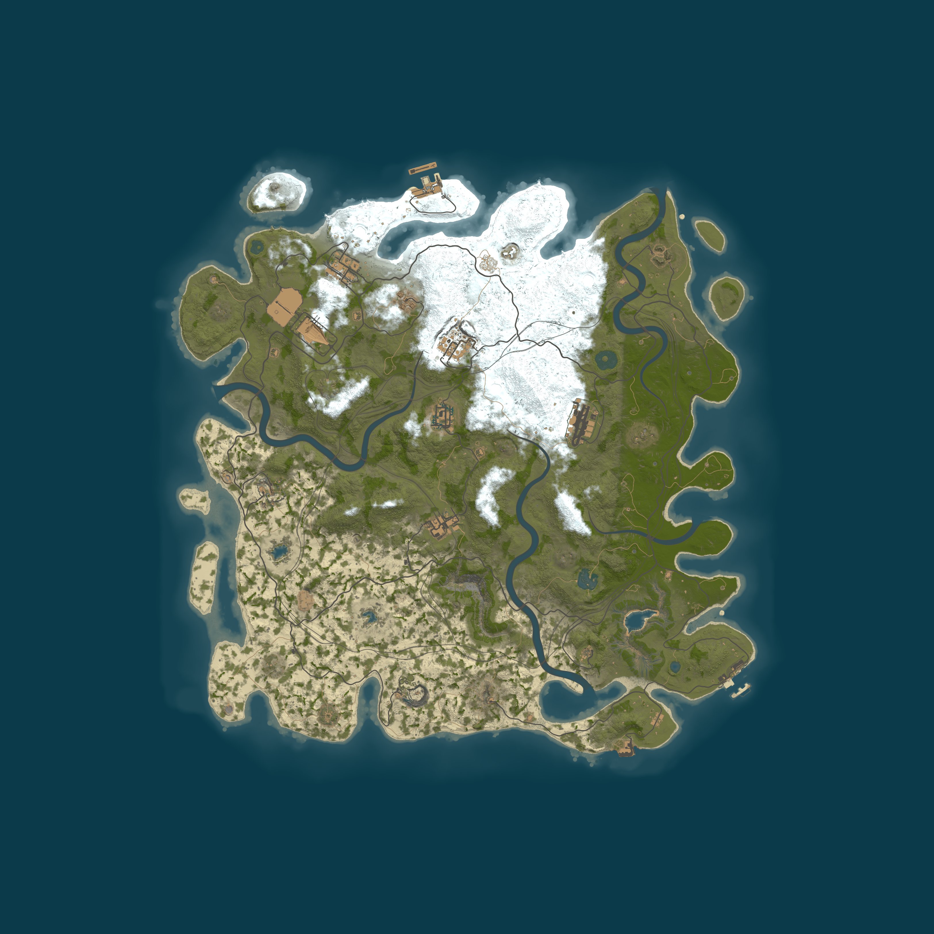 Map for [6/4] Vanilla Rust | Noobs Welcome | Monthly | 4.5k map