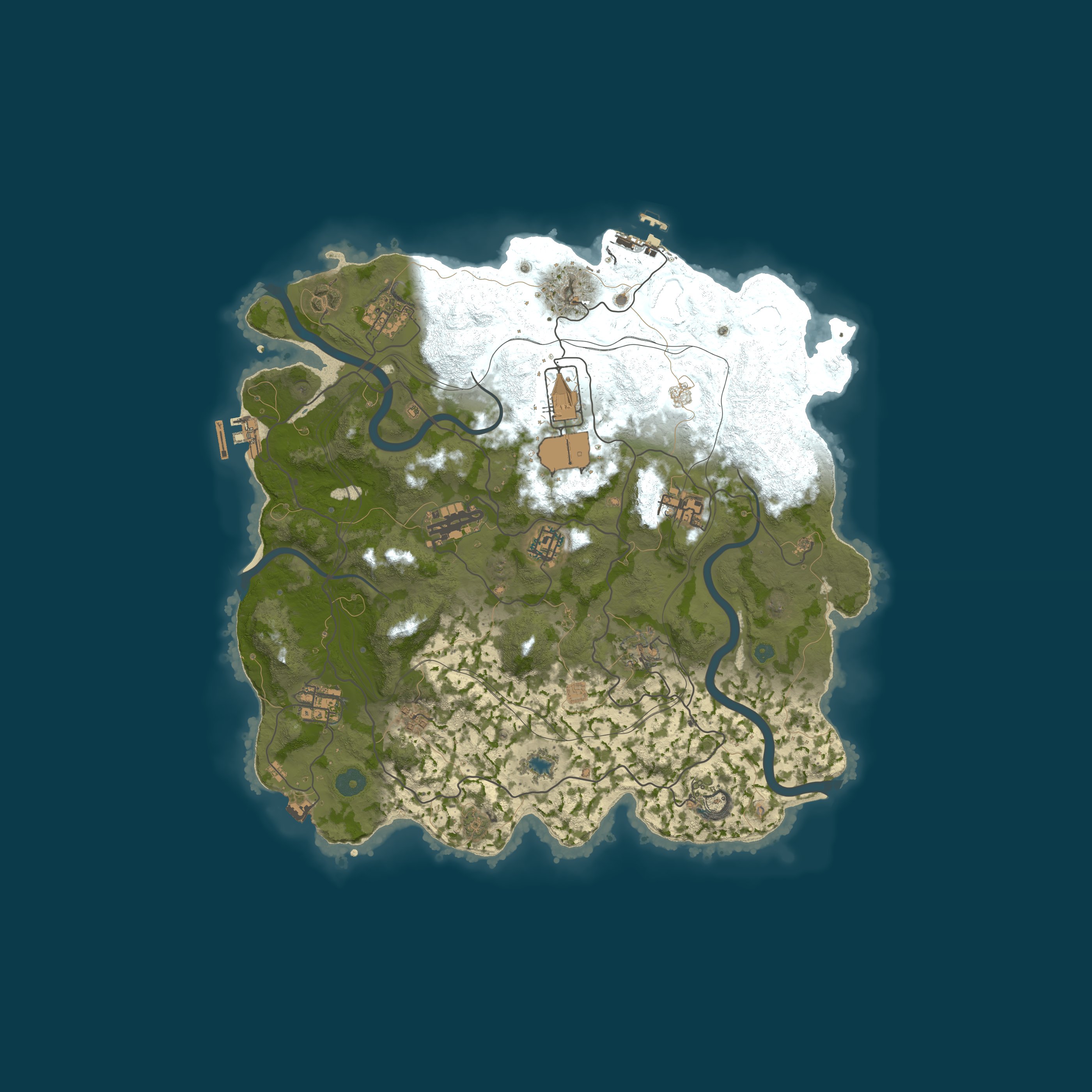 Map for [TR/EU] Oba Rust Vanilla Aylık - Monthly Fully Wiped