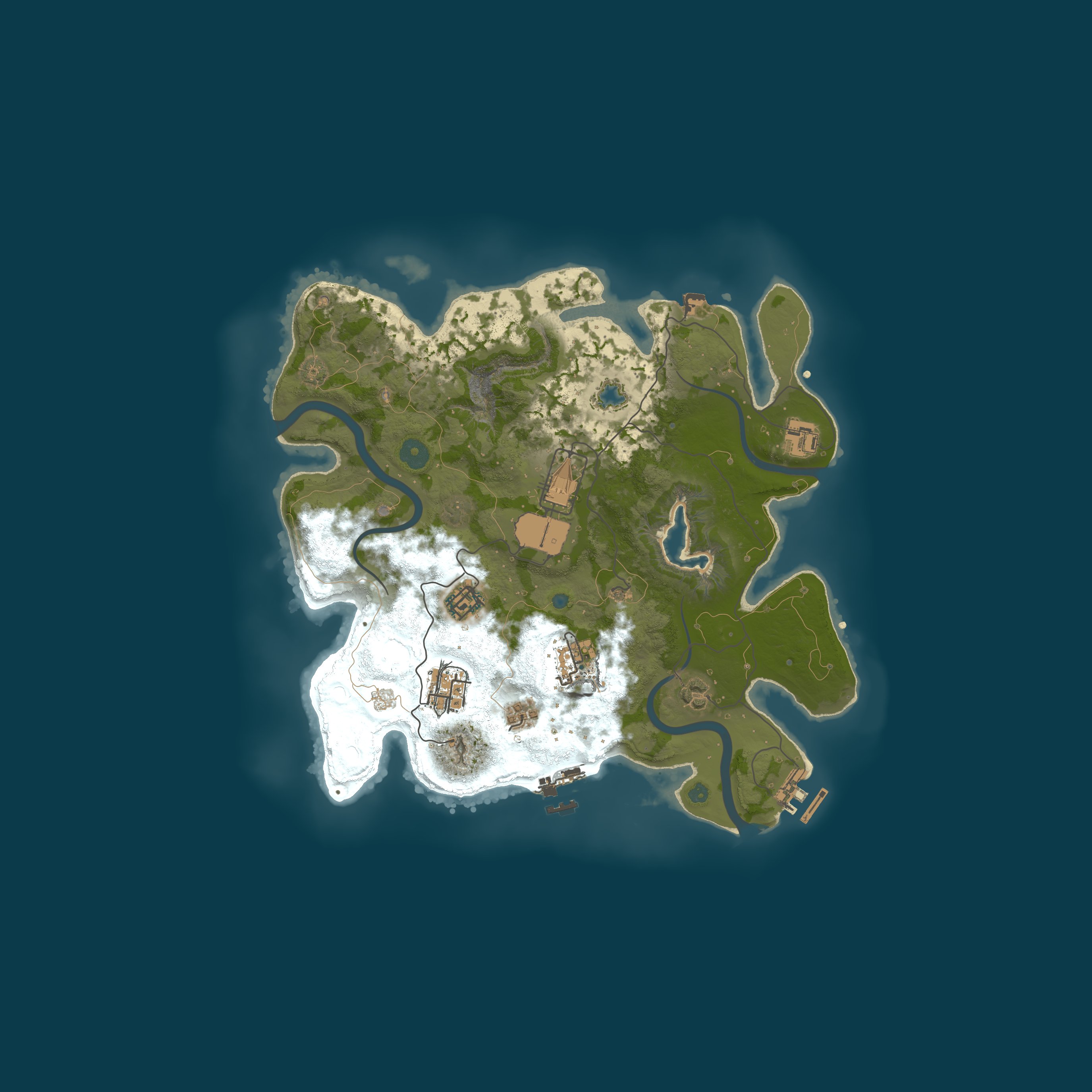 Nuke Map Generation map