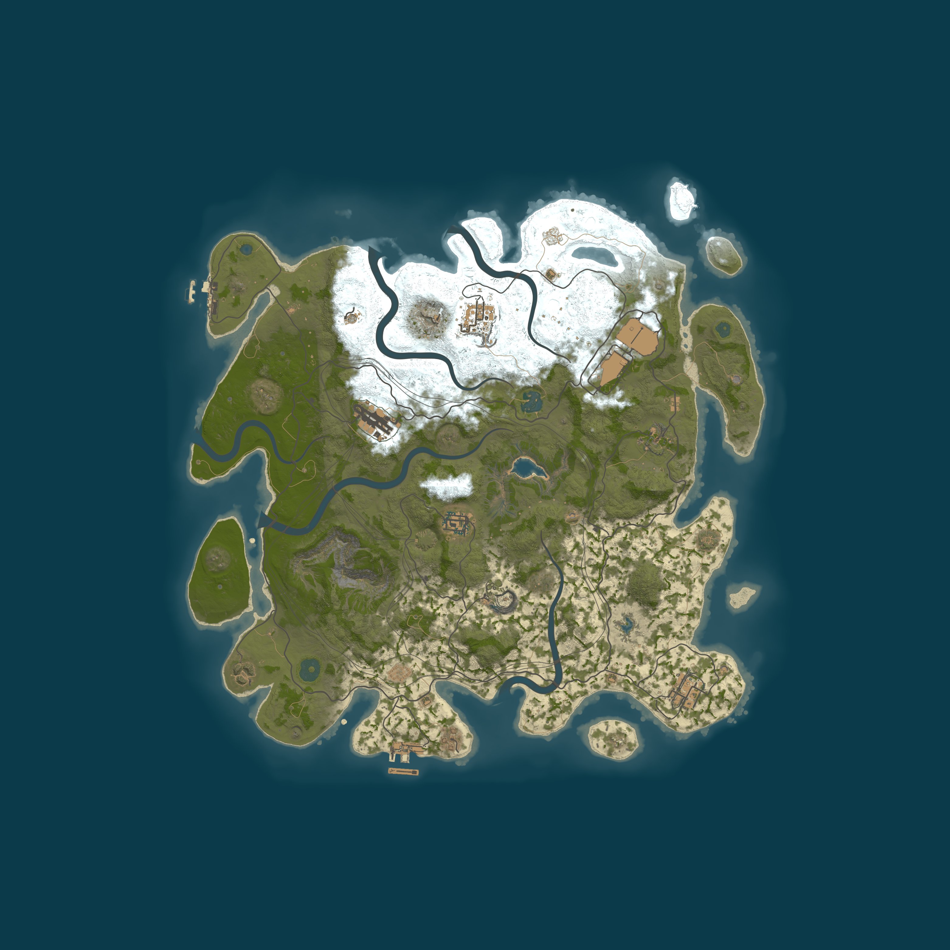 Map for MIGHTYRUST.GG|Solo Only|Monthly|No BP Wipes|Low Upkeep