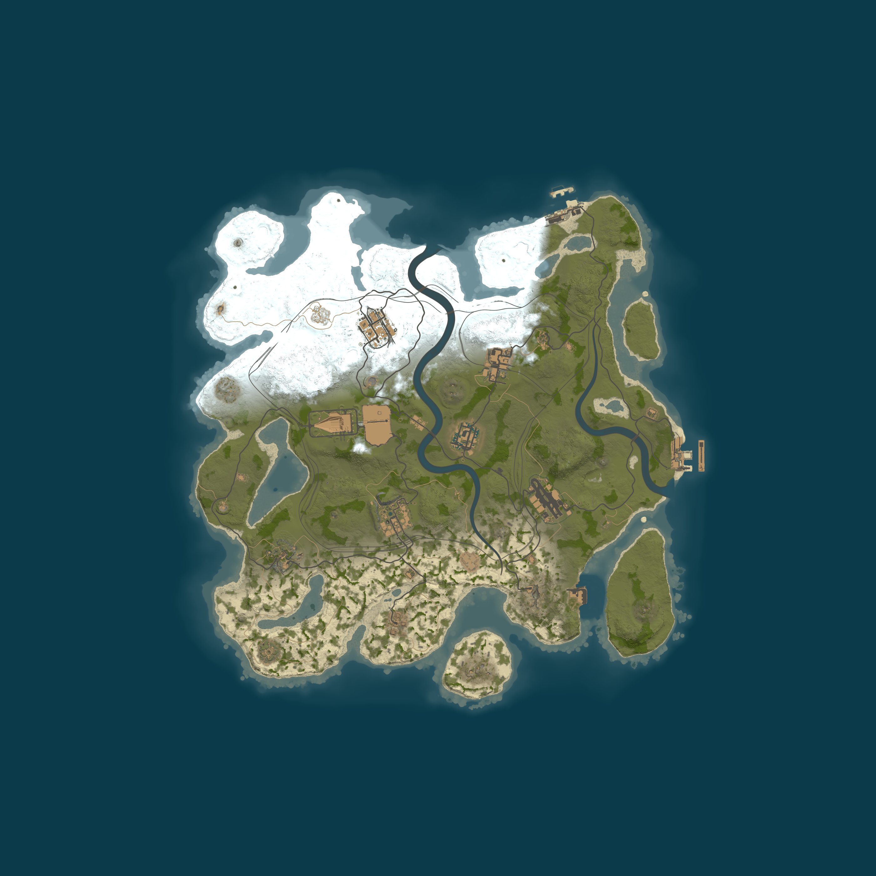 Rust map 3600/1337