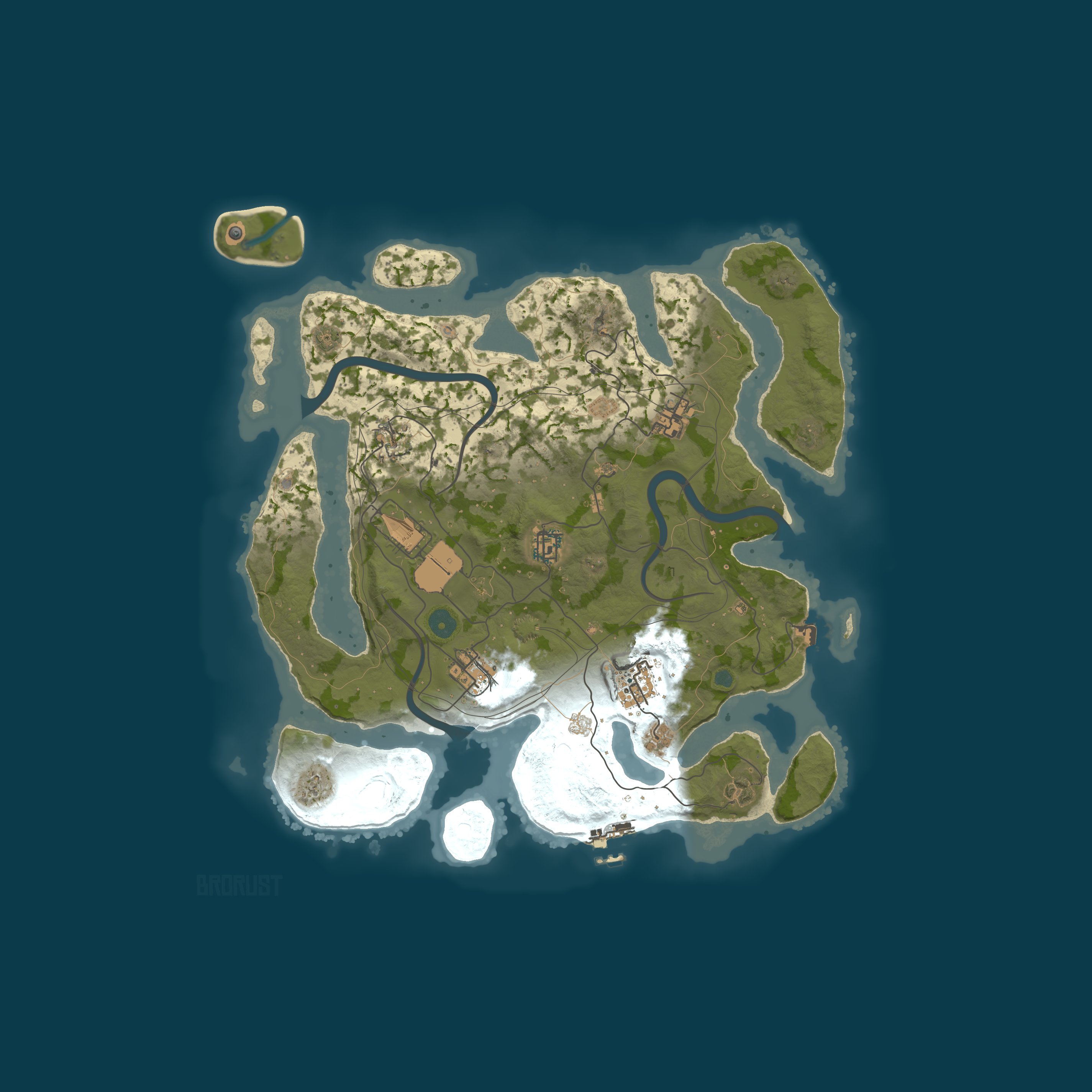 Rust map 3700/11808