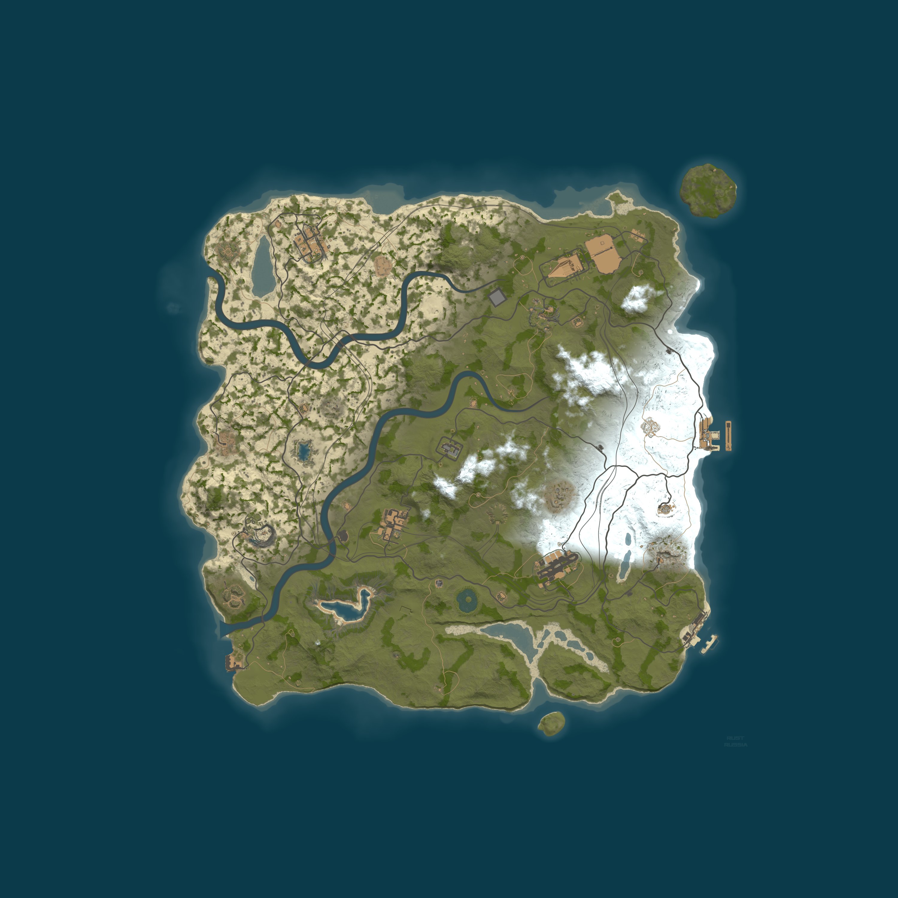 Карта сервера