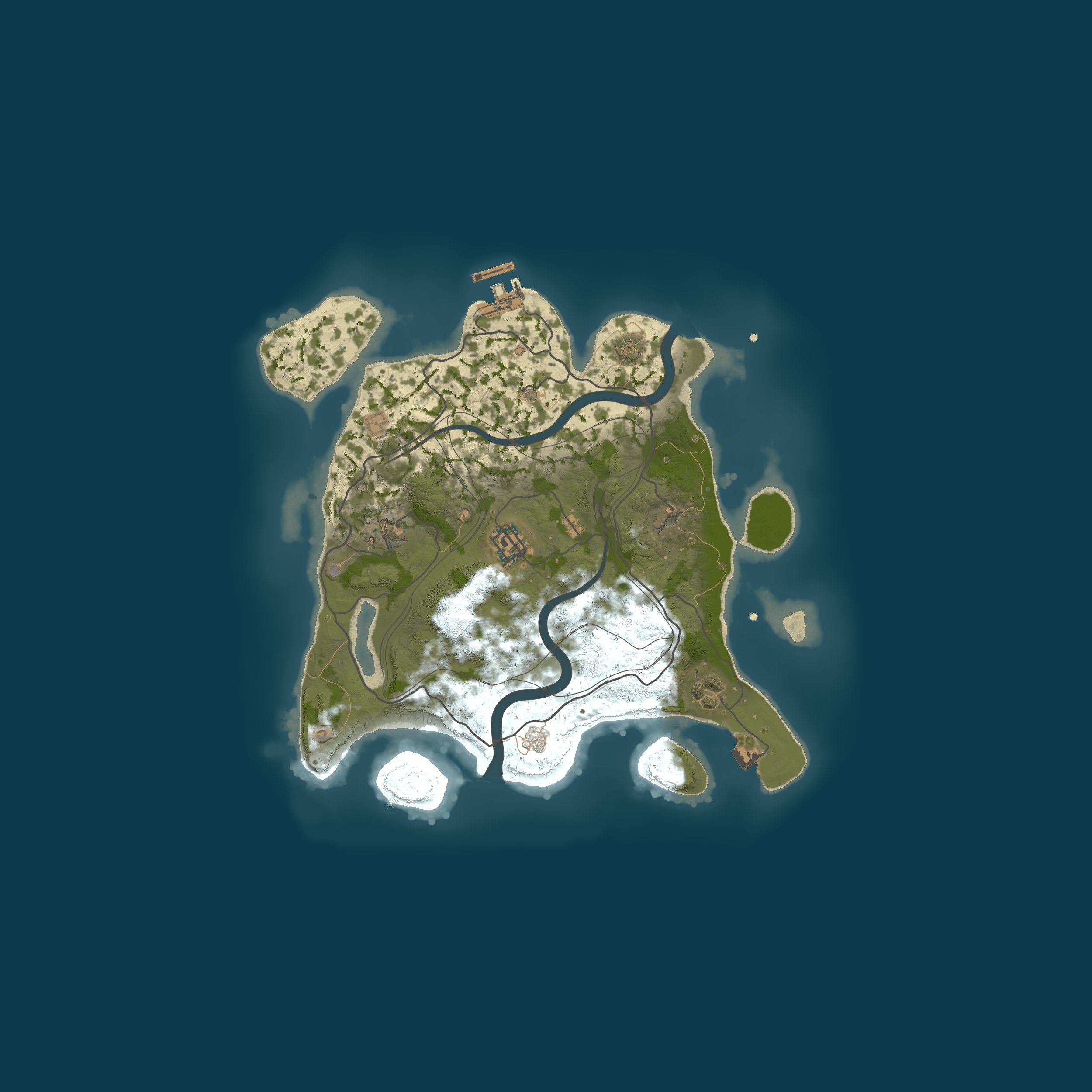 Map for Rusticaland Vanilla | Skins | Custom Small Maps