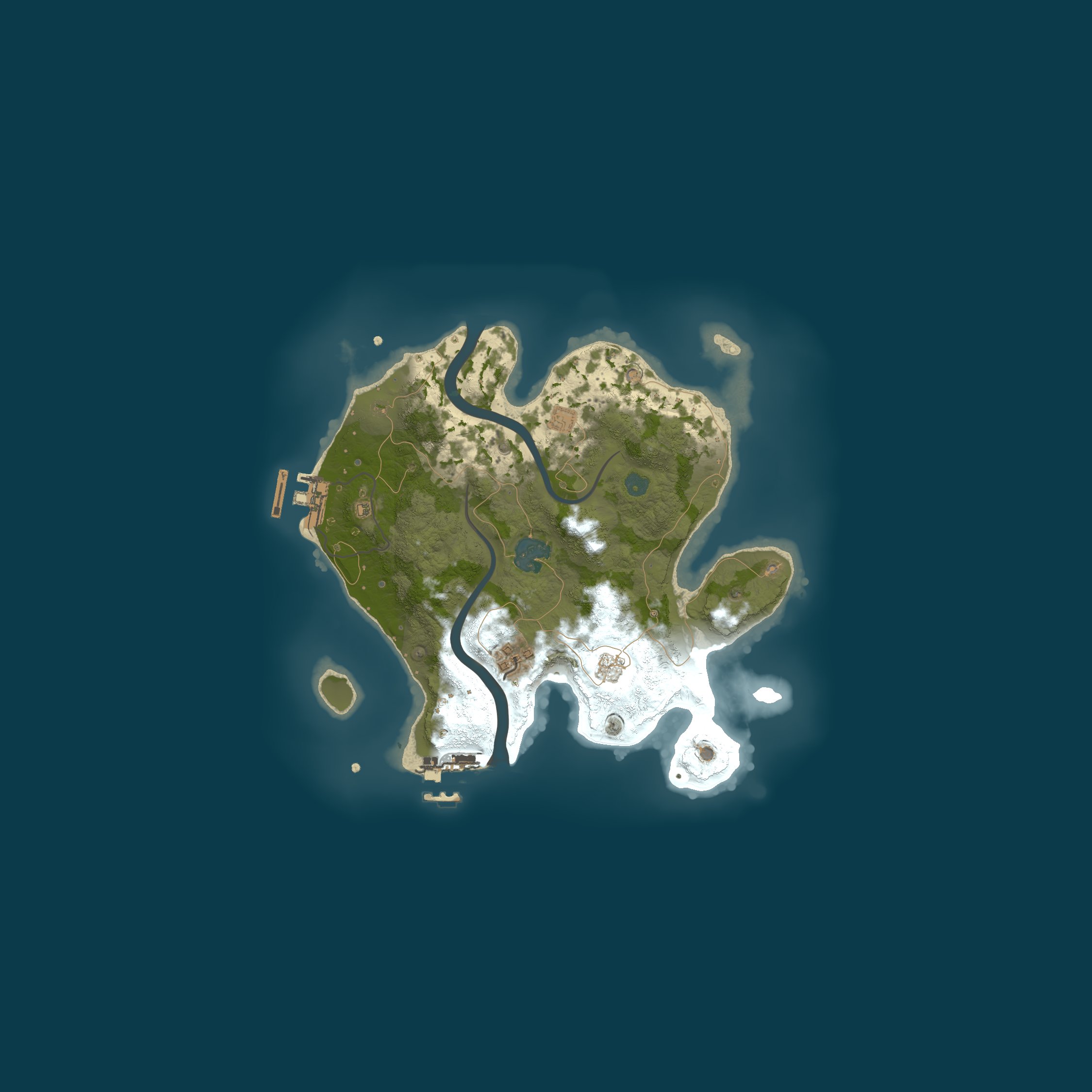 Map for A Shockbyte Rust Server