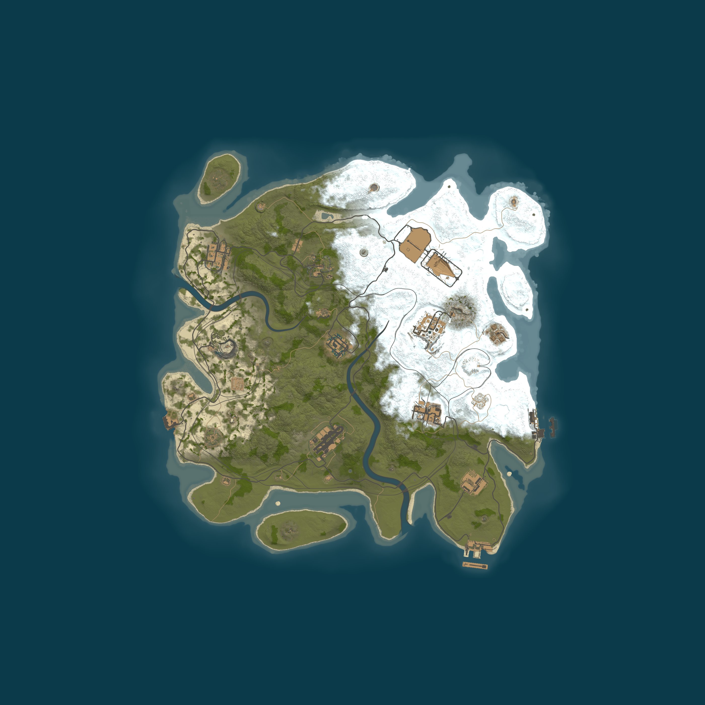 Rust map 3600/1337