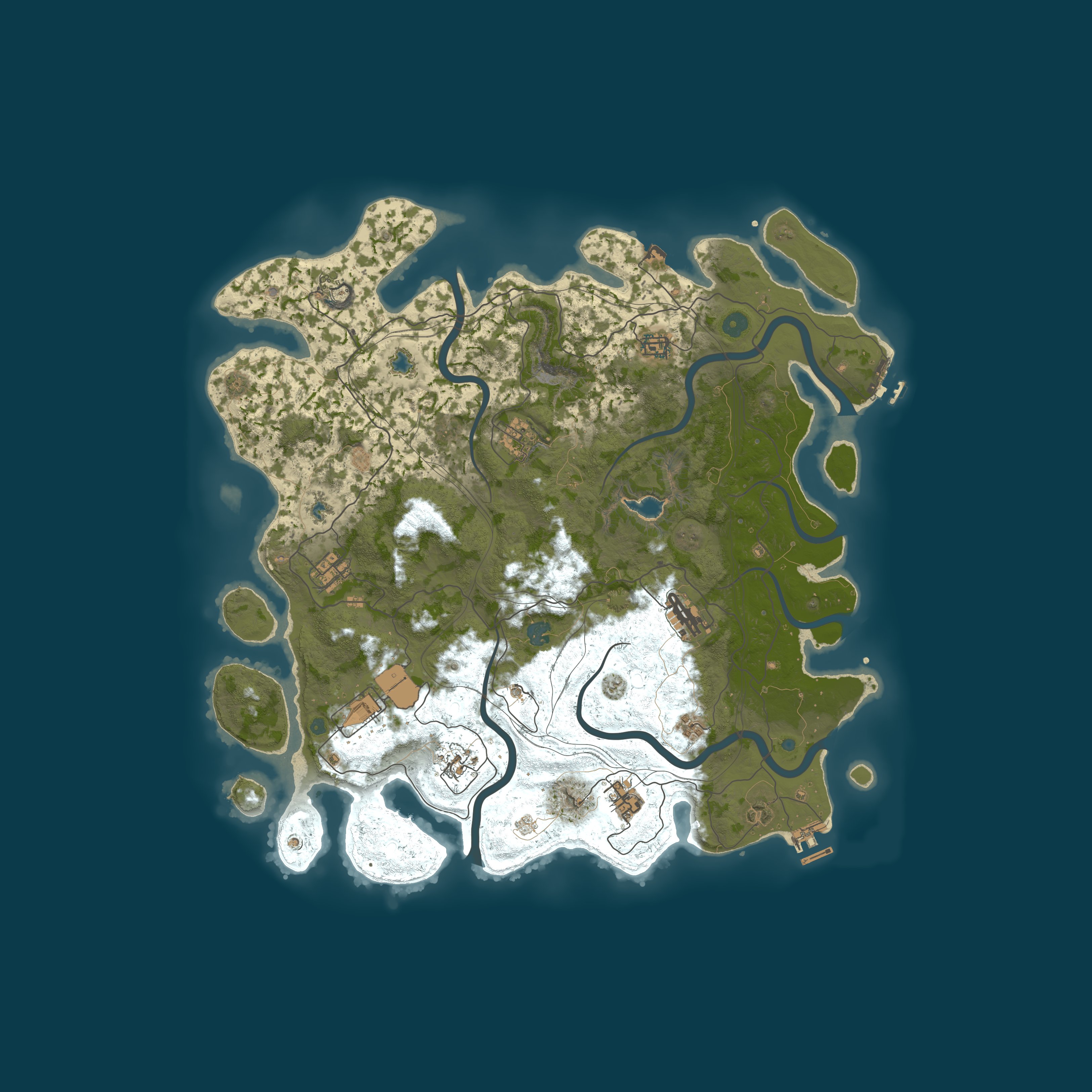 Map for Swiss PVE X2 [CH/DE] Events|Arena|Bots|Raidbasen|Teleport