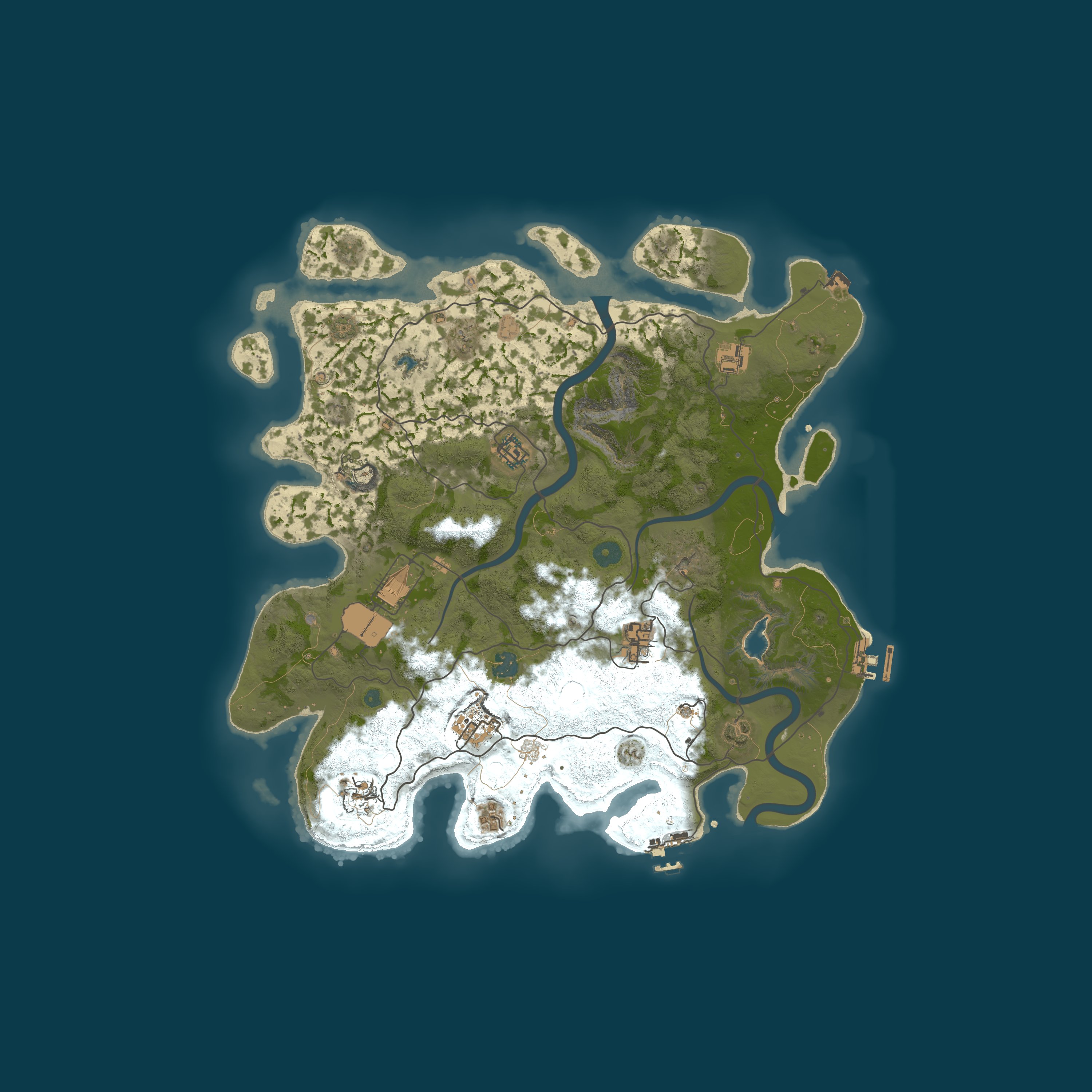 Map for A Rust Server