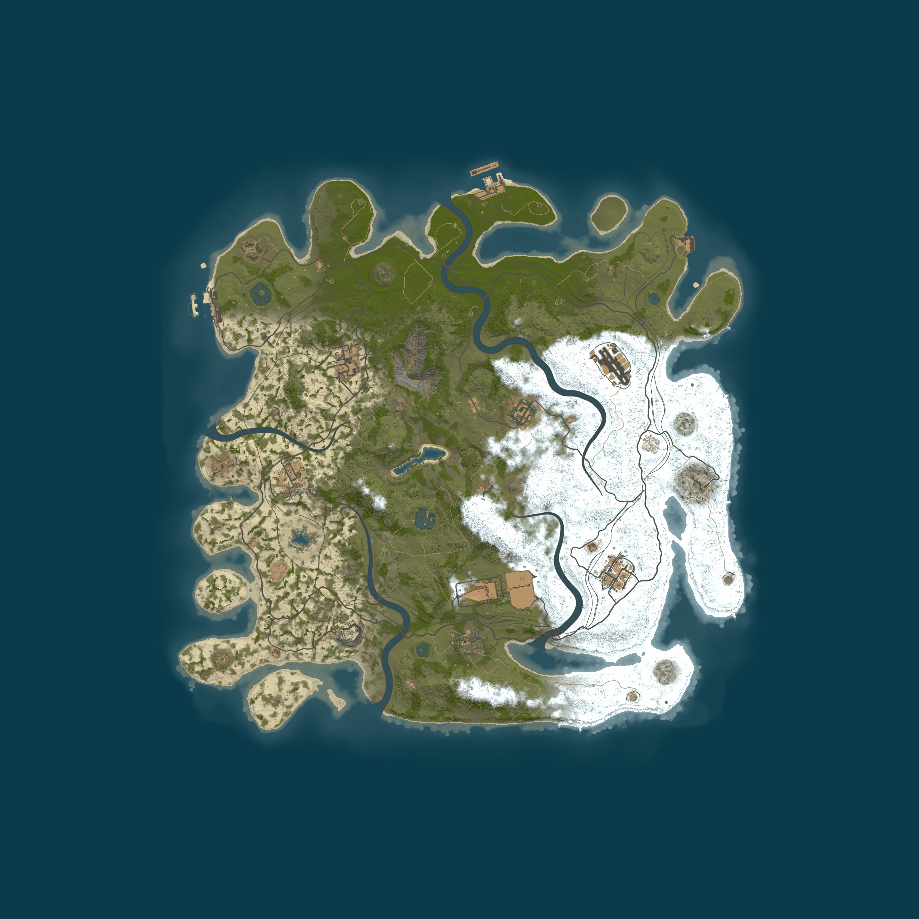 Map for 666 RUST /ДЛЯ НОВИЧКОВ /РУССКИЙ 10.06